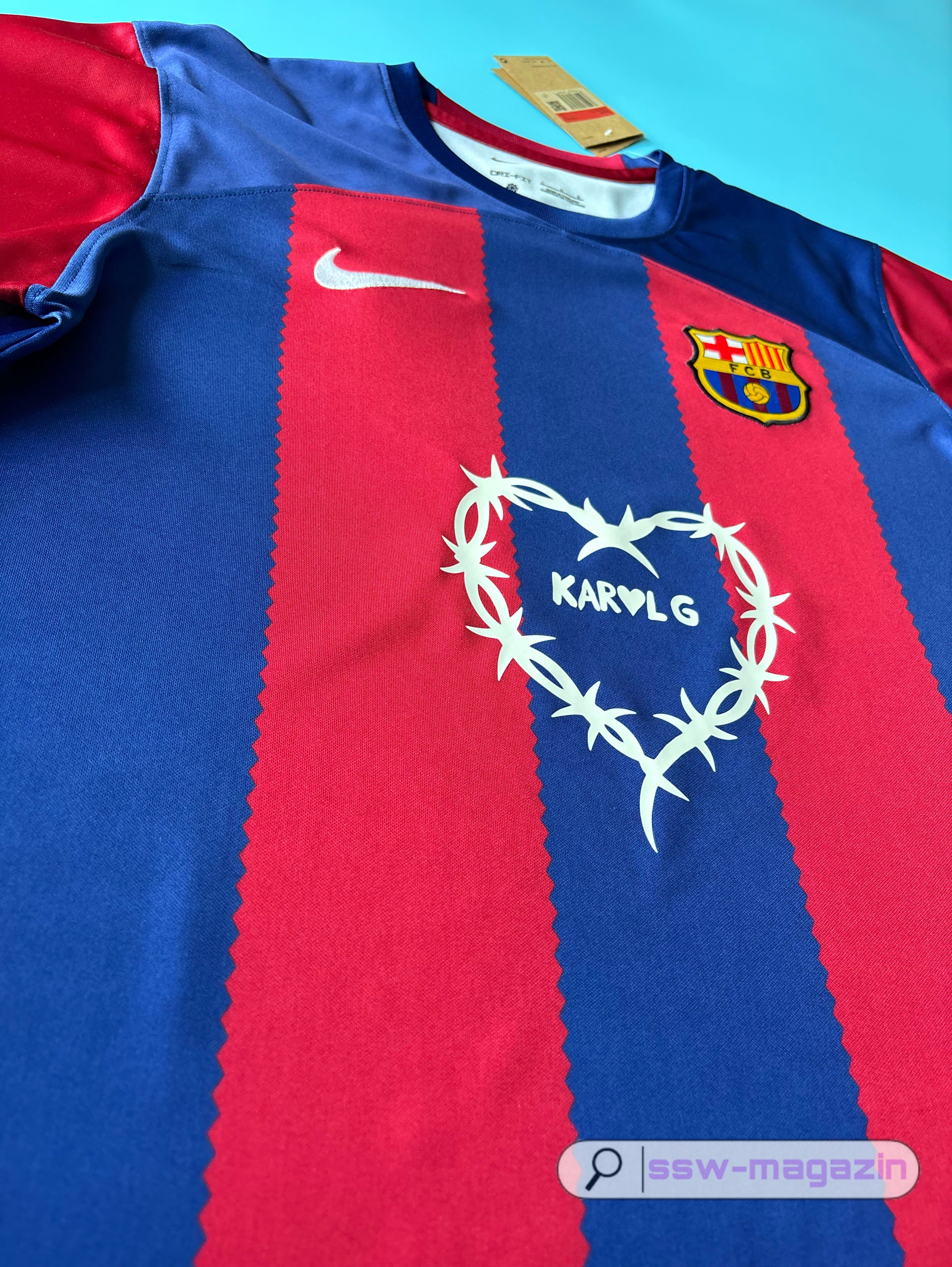 Купить футболку Barcelona Carol G 2024. Футбольный магазин — ssw_magazin