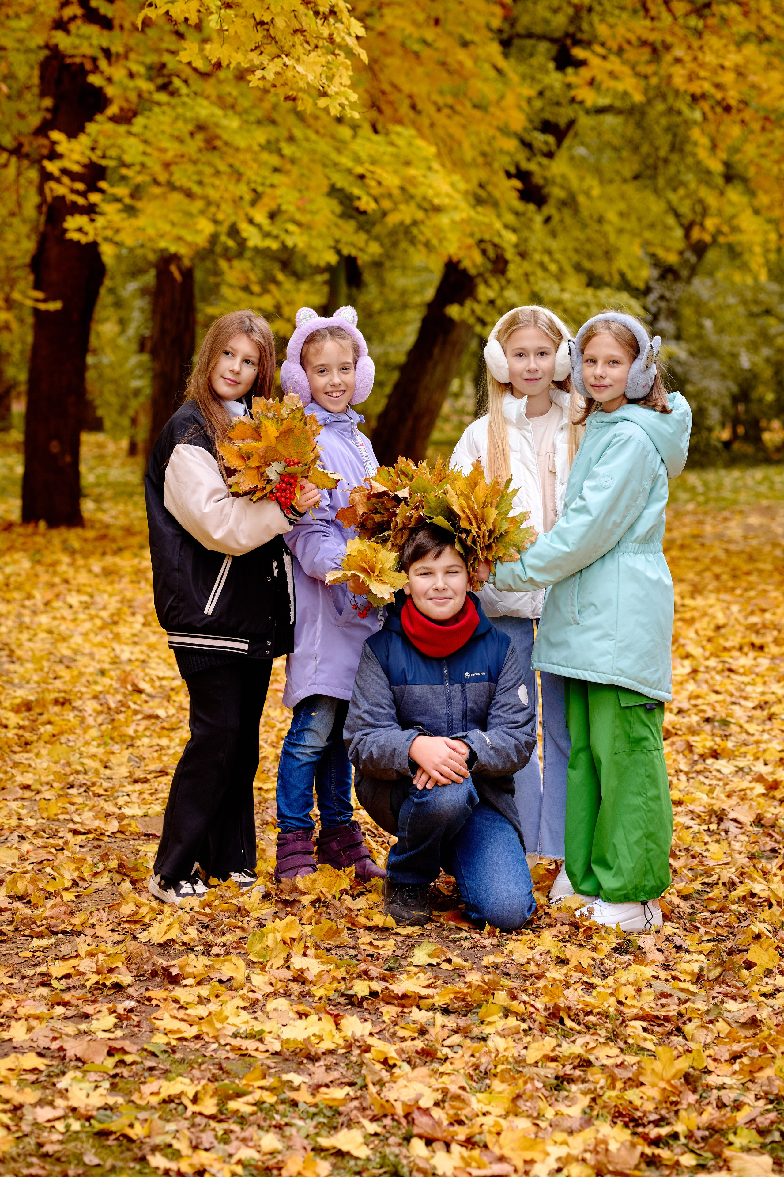 Сьемка для Выпускного Альбома В Парке. Фотограф Выпускные альбомы Таганрог Сергей Коробченко