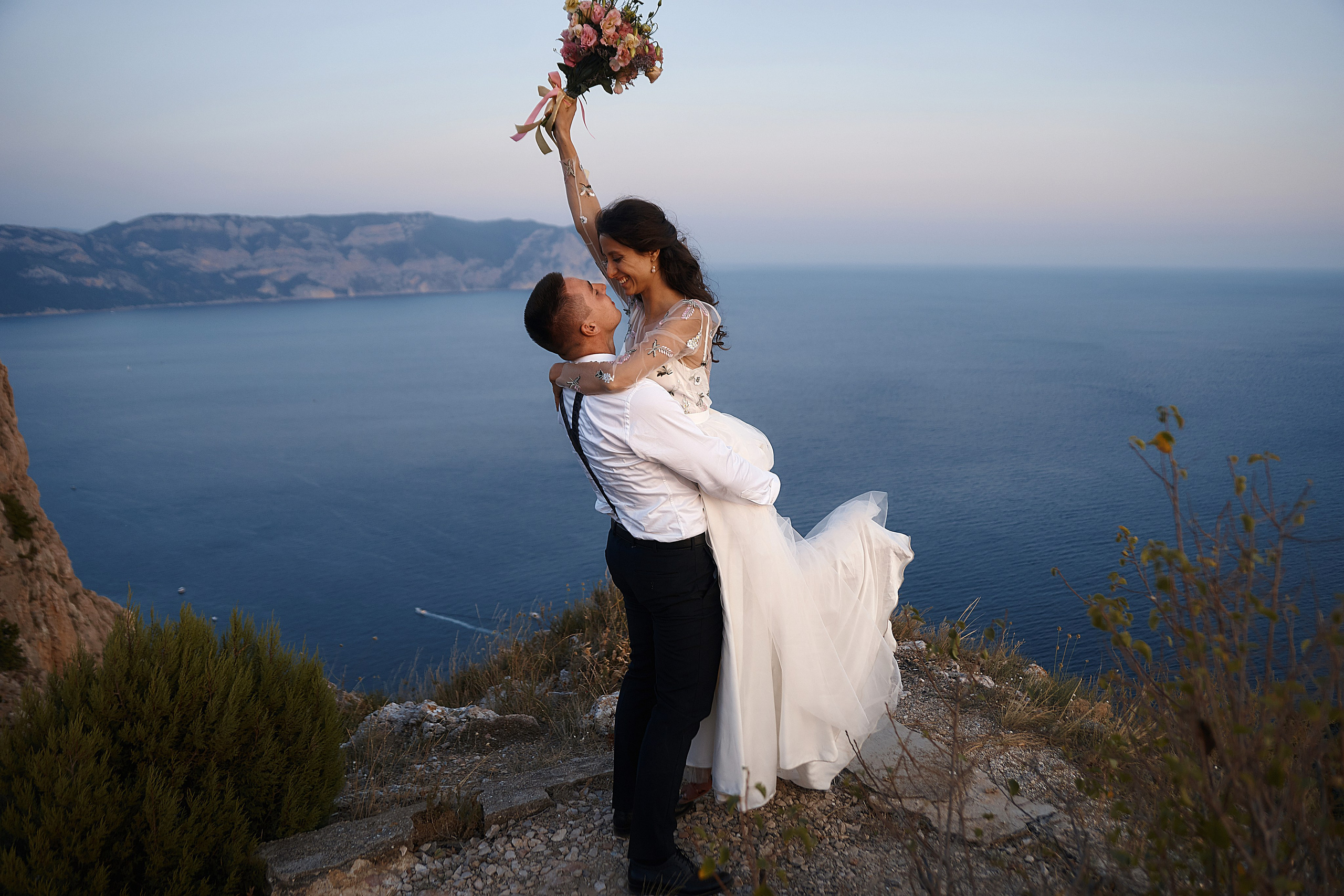 Свадебная фотосъёмка в Крыму и Краснодаре. Фотограф Александр Кудинов, Крым: Легкие съемки, живые эмоции