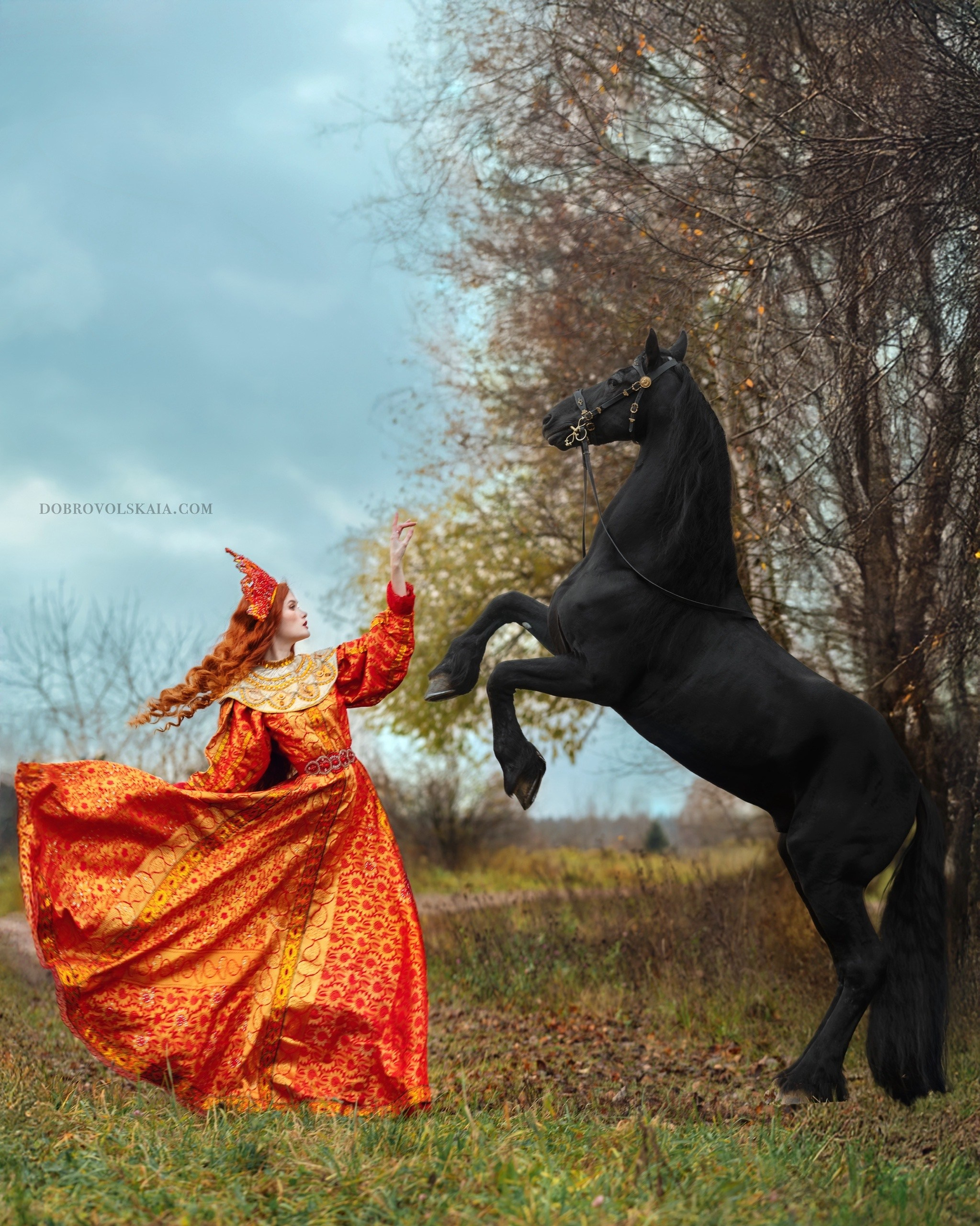 Жар-Птица. Русские народные костюмы в Москве