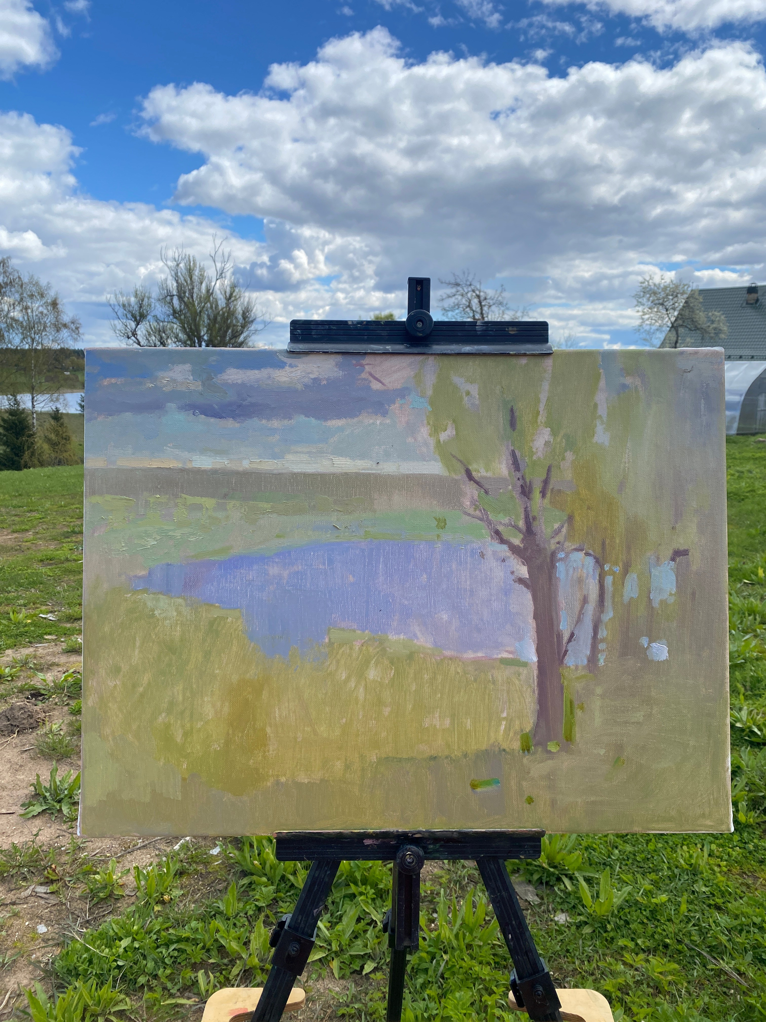 Пленэр на Академической даче им. И. Е. Репина с 12.05.2025. Живописец Ирина Пинская