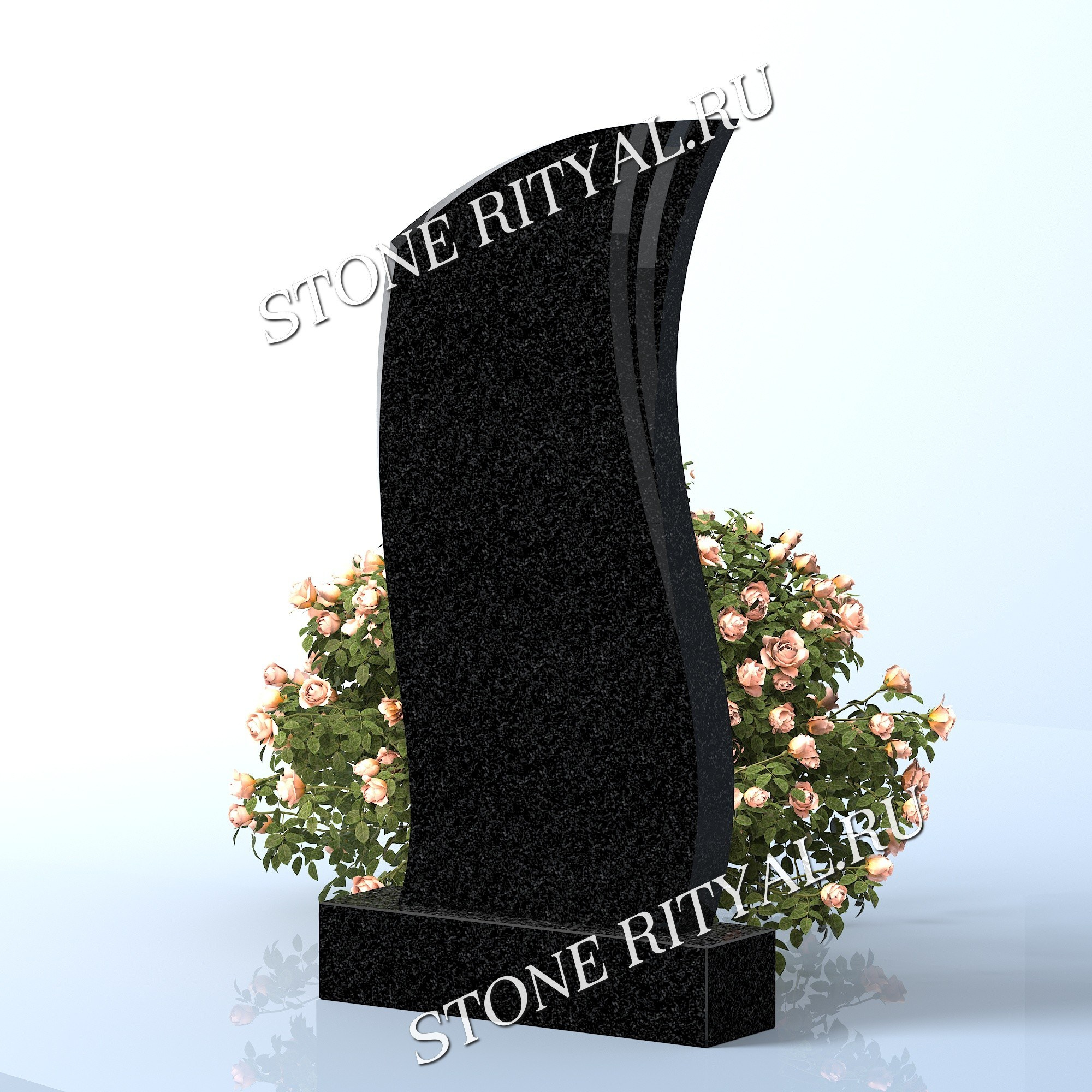 Вертикальные памятники прямые. Изготовление и установка памятников в Москве и МО