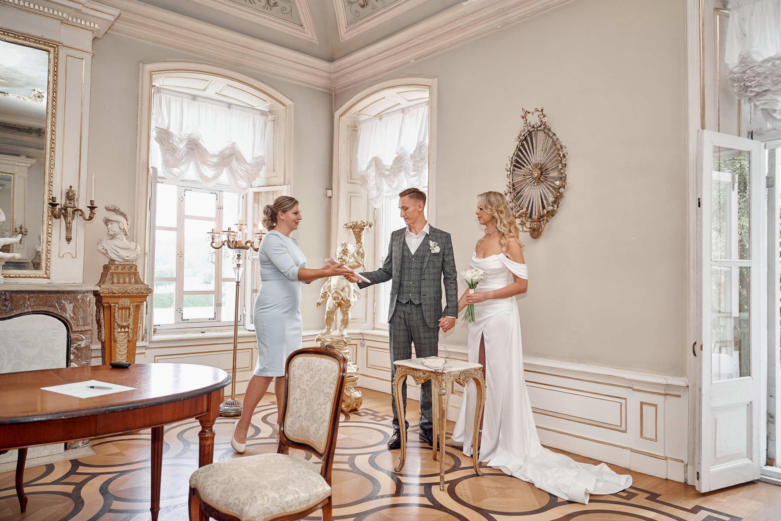 Свадебняа Фотосессия Николая и Анастасии в Кусково