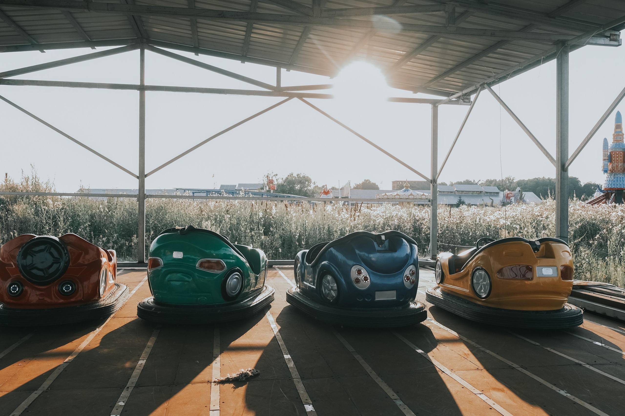 Заброшенный парк аттракционов. Фотограф Москва. Киселева Елизавета