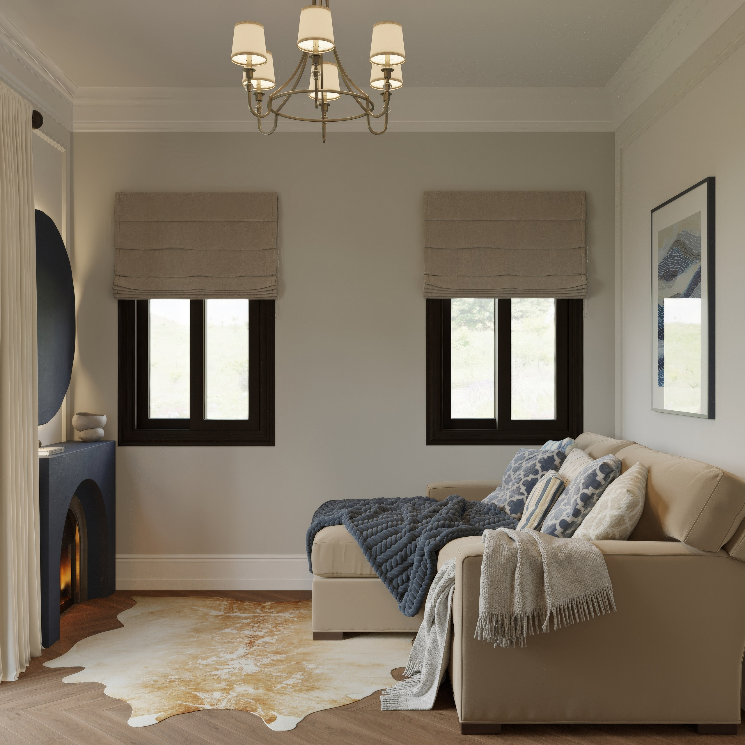 Интерьер кипр, дизайн частного дома, визуализация интерьера, 3D визуализация, уютный интерьер, современная классика, тёплая палитра. 3Д Визуализация Интерьера и Архитектуры