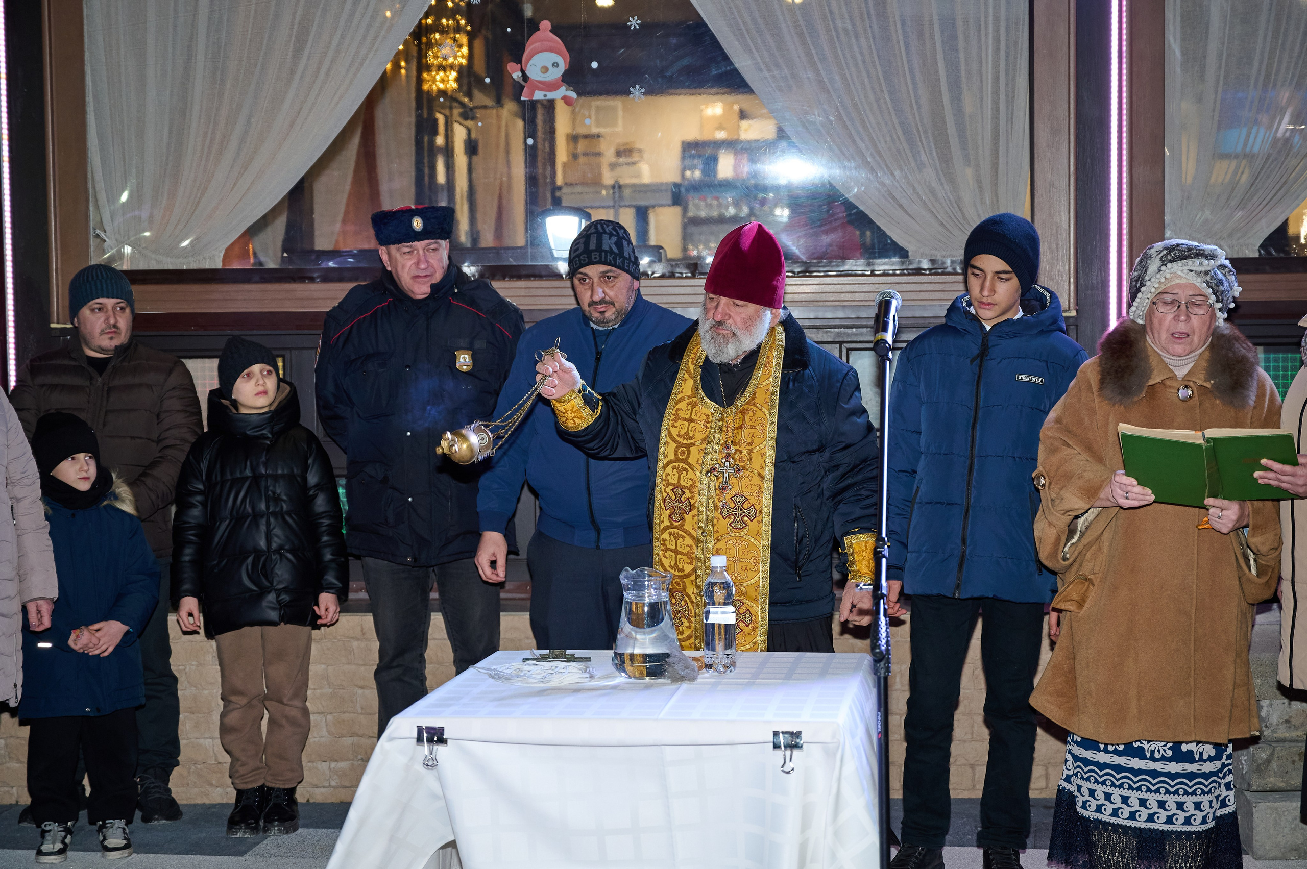 Крещенские купания. Жизнь курорта Кабардинка в фотографиях