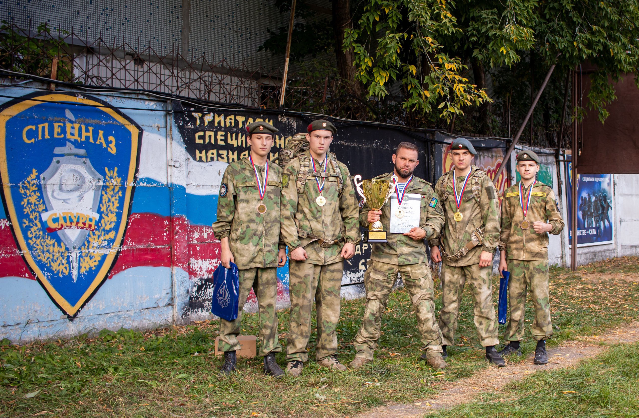Триатлон «Юный спецназовец» в Сатурне: победы команды ЦСПВ «Витязь»