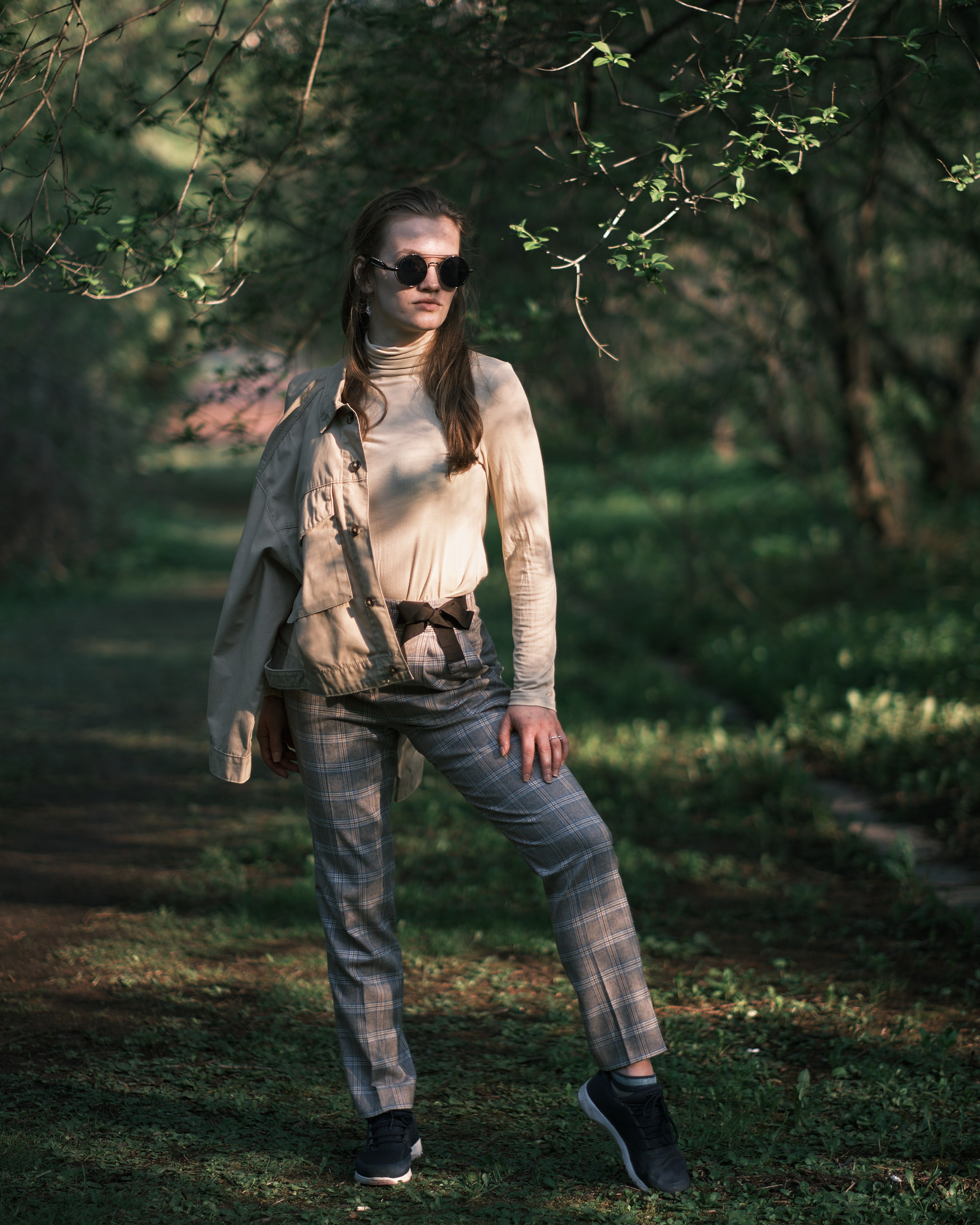 Фотосессия в Ботаническом саду МГУ. Портретная фотосъемка в Москве. Фотограф Алексей Афанасьев