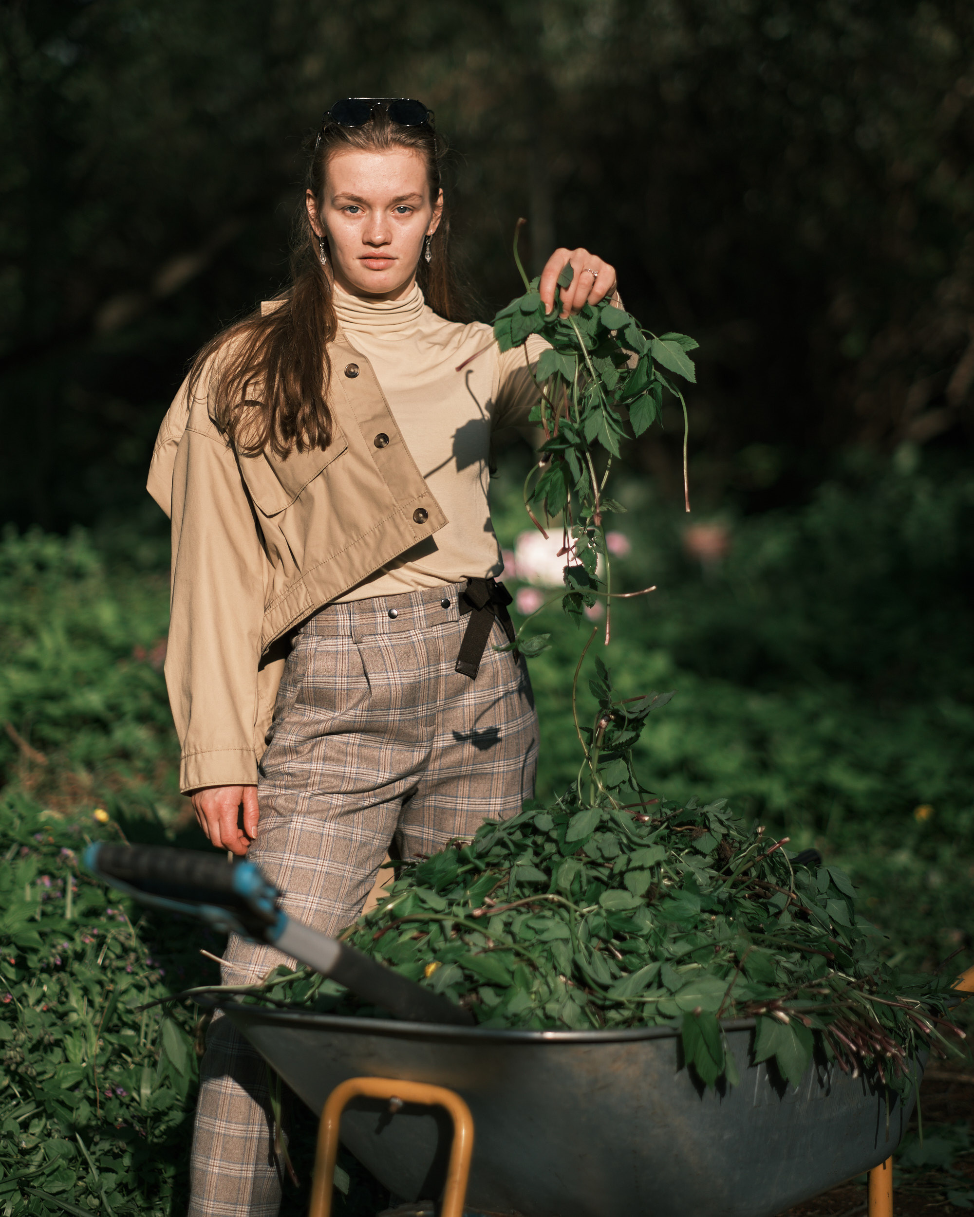 Фотосессия в Ботаническом саду МГУ. Портретная фотосъемка в Москве. Фотограф Алексей Афанасьев