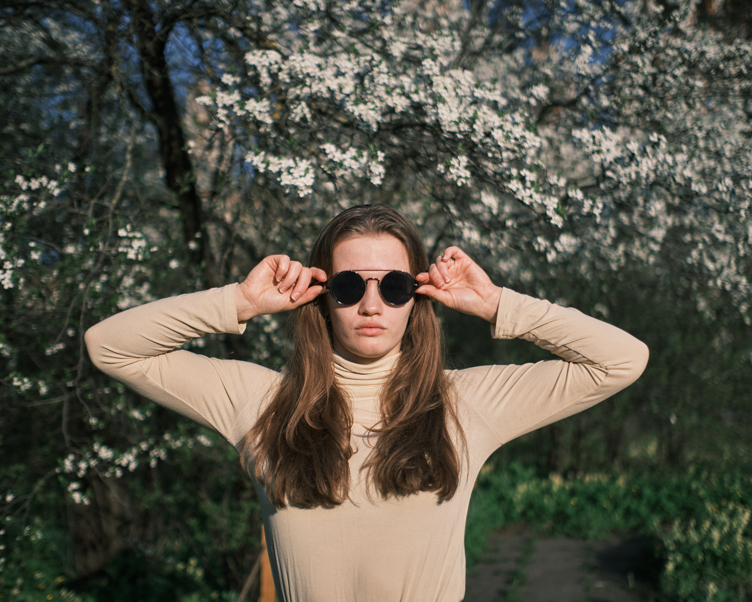 Фотосессия в Ботаническом саду МГУ. Портретная фотосъемка в Москве. Фотограф Алексей Афанасьев