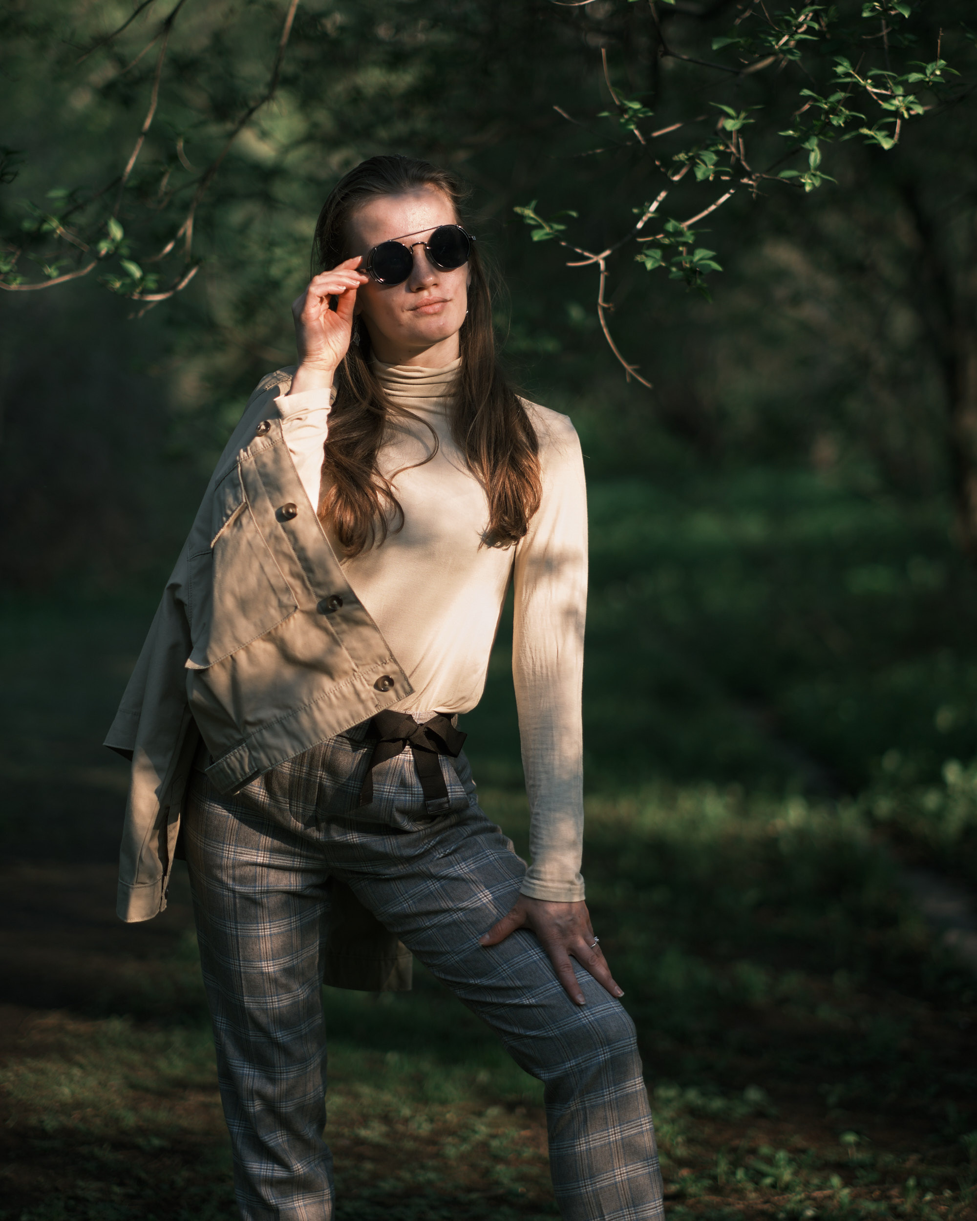 Фотосессия в Ботаническом саду МГУ. Портретная фотосъемка в Москве. Фотограф Алексей Афанасьев