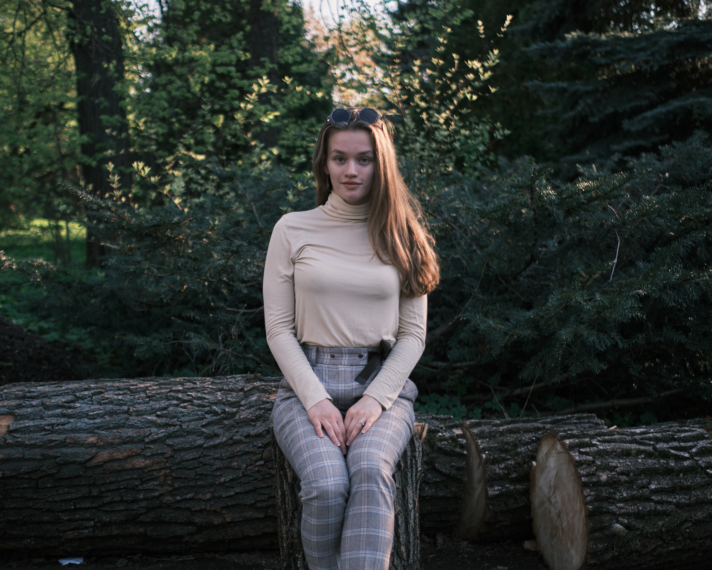 Фотосессия в Ботаническом саду МГУ. Портретная фотосъемка в Москве. Фотограф Алексей Афанасьев