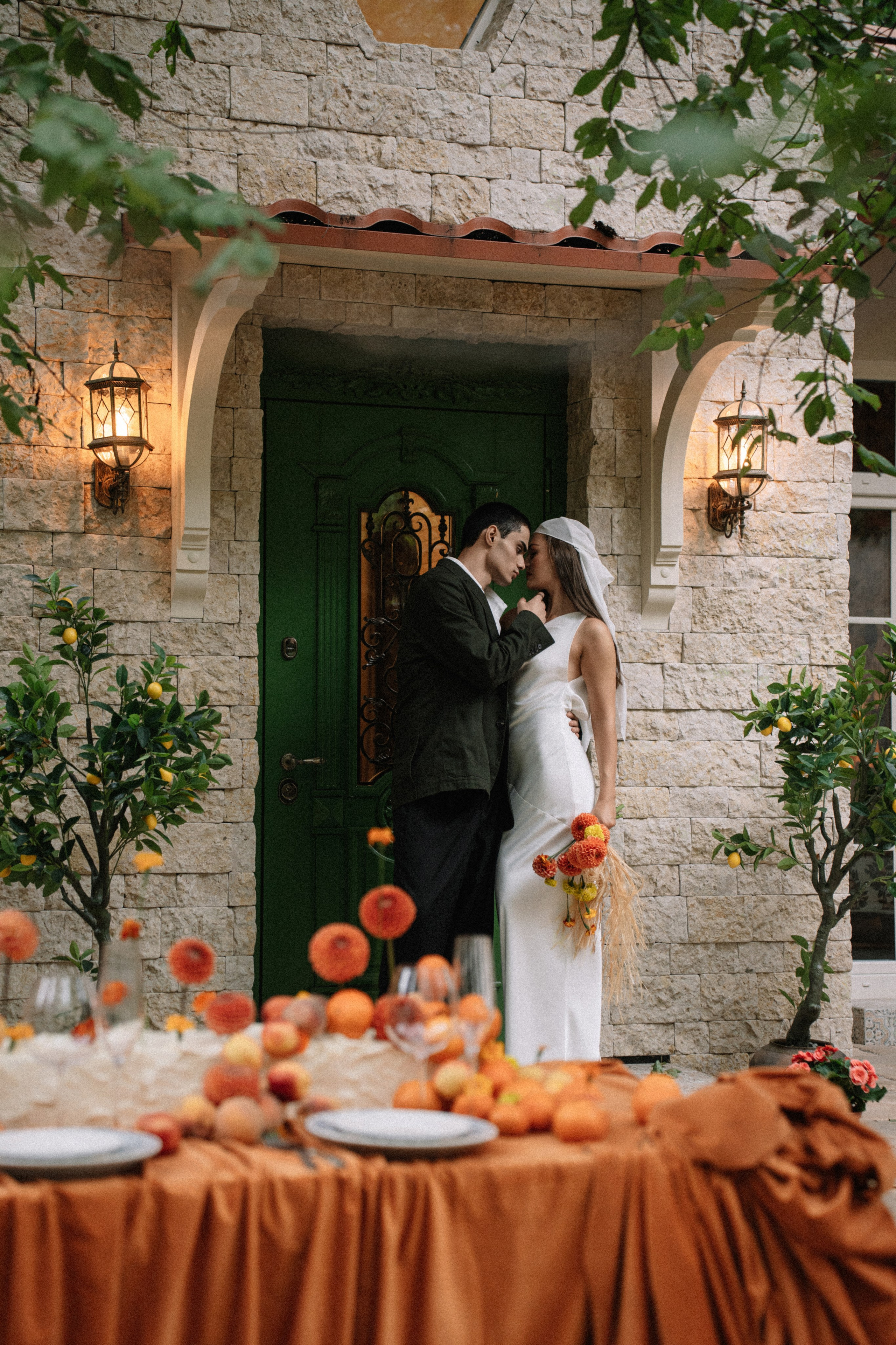 Свадебная фотосессия на вилле VILLA ROSSA