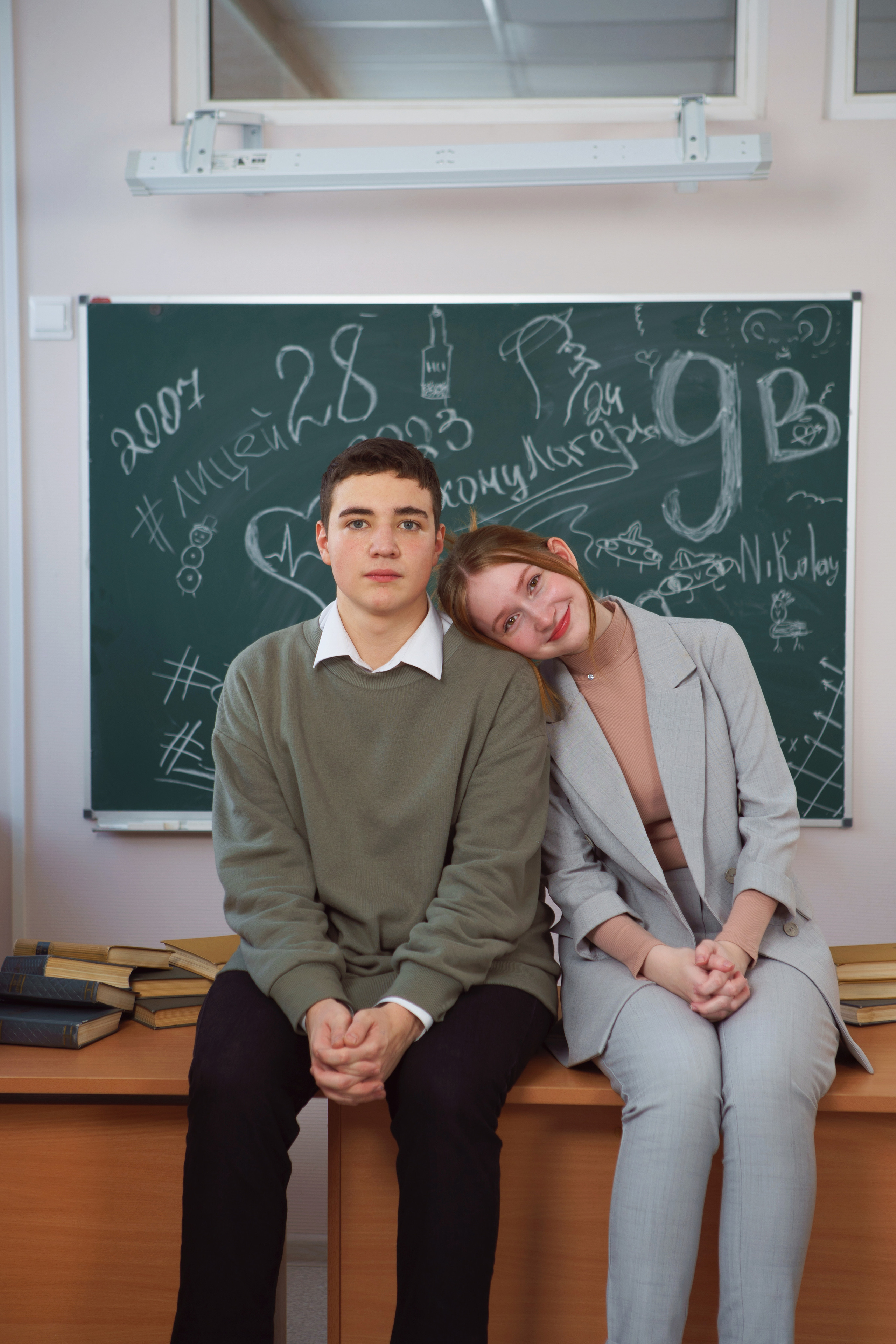 Фотосессия для 9В, лицей 28. Фотомастерская Воробьевых