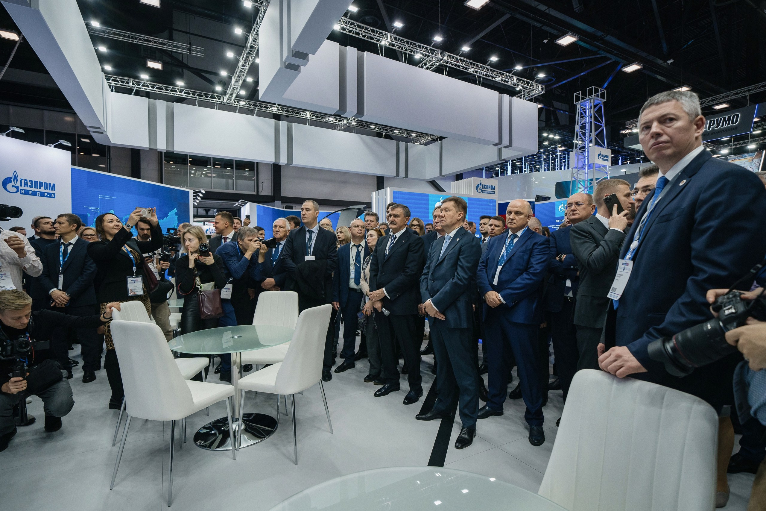 Alexey Miller (Gazprom) at the St. Petersburg International Gas Forum. Svyatoslav Bunkov | photographer