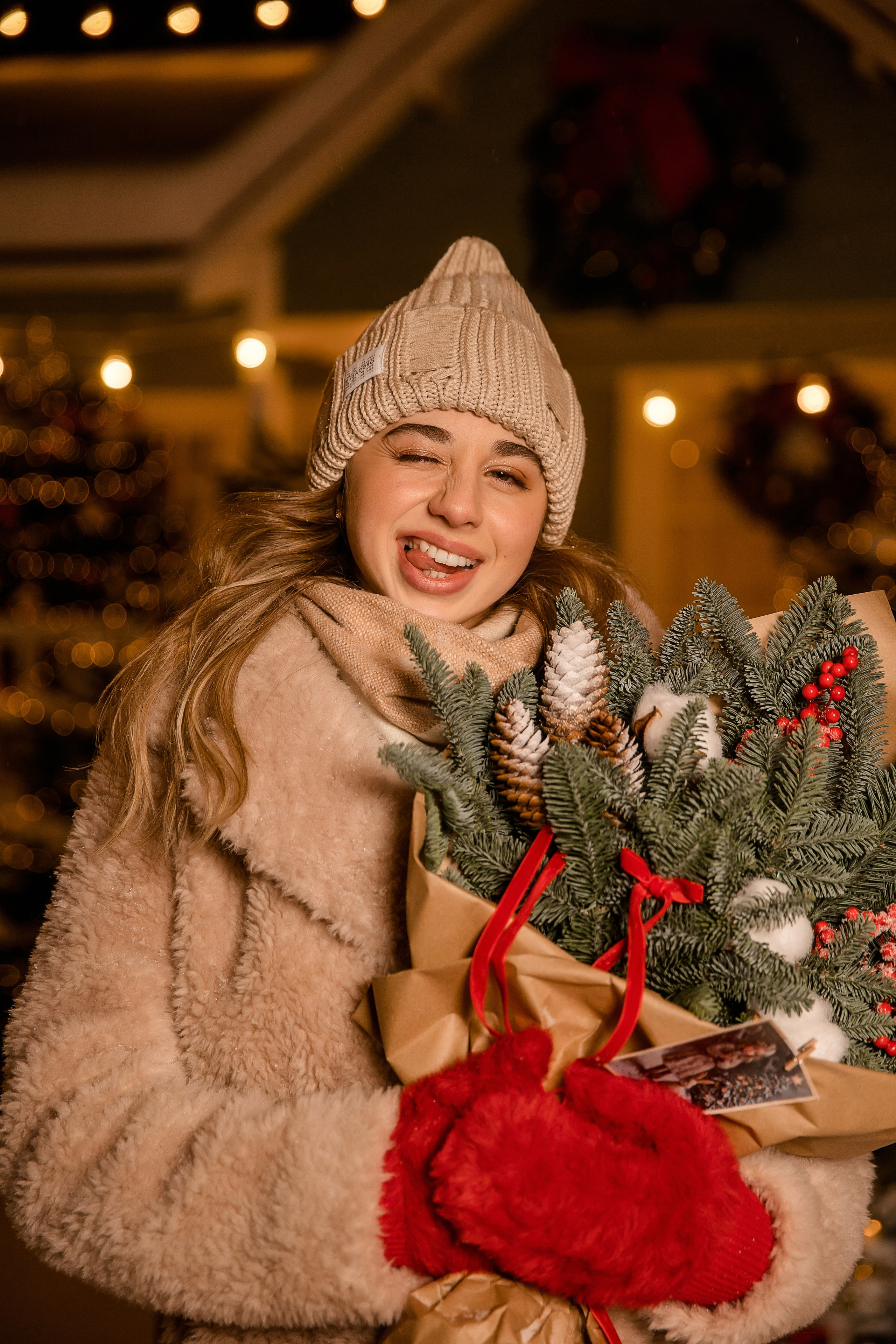 Новогодние фотосессии — уличные локации. Семейный и детский фотограф в Москве Вера Ускова