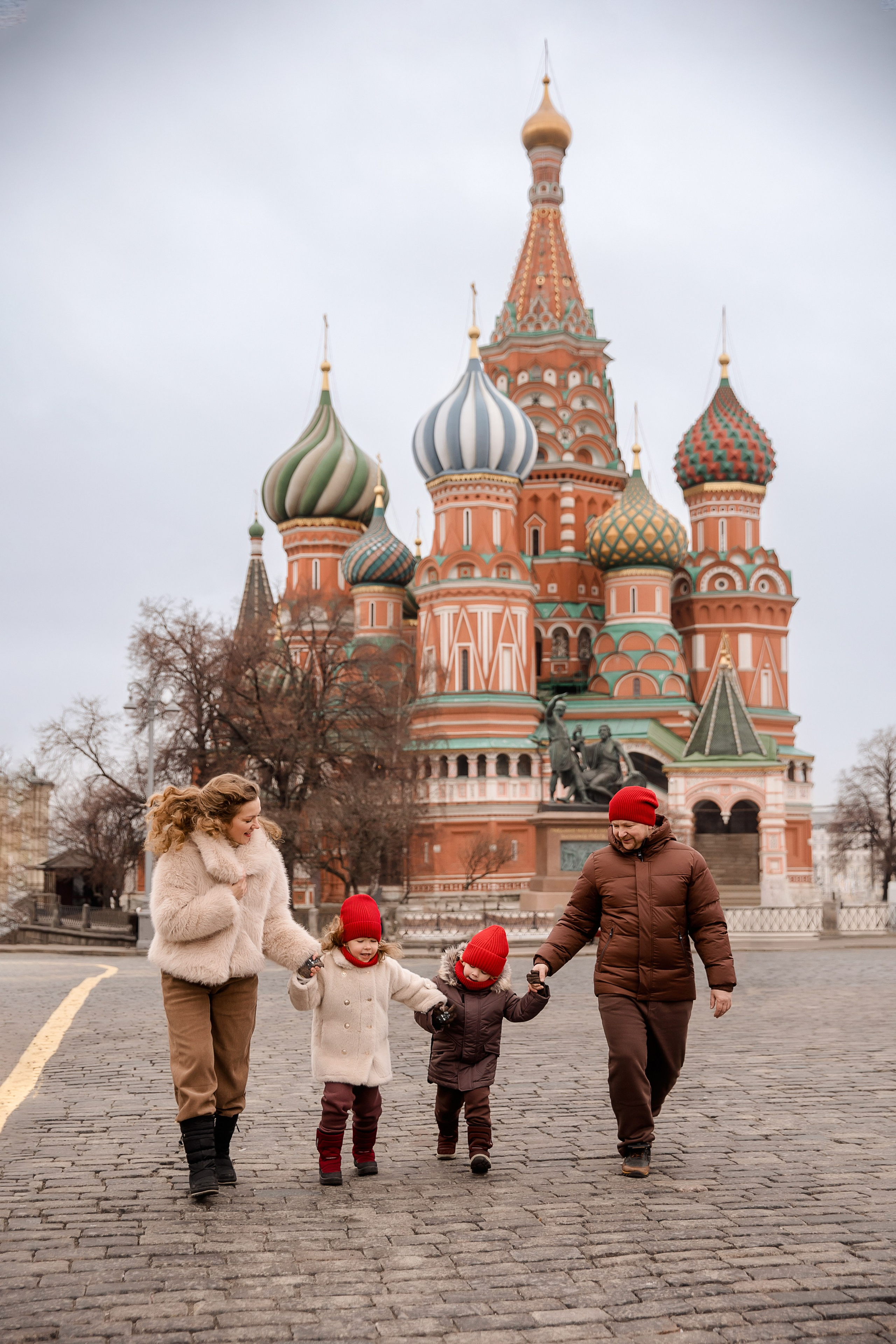 Новогодние фотосессии — уличные локации. Семейный и детский фотограф в Москве Вера Ускова