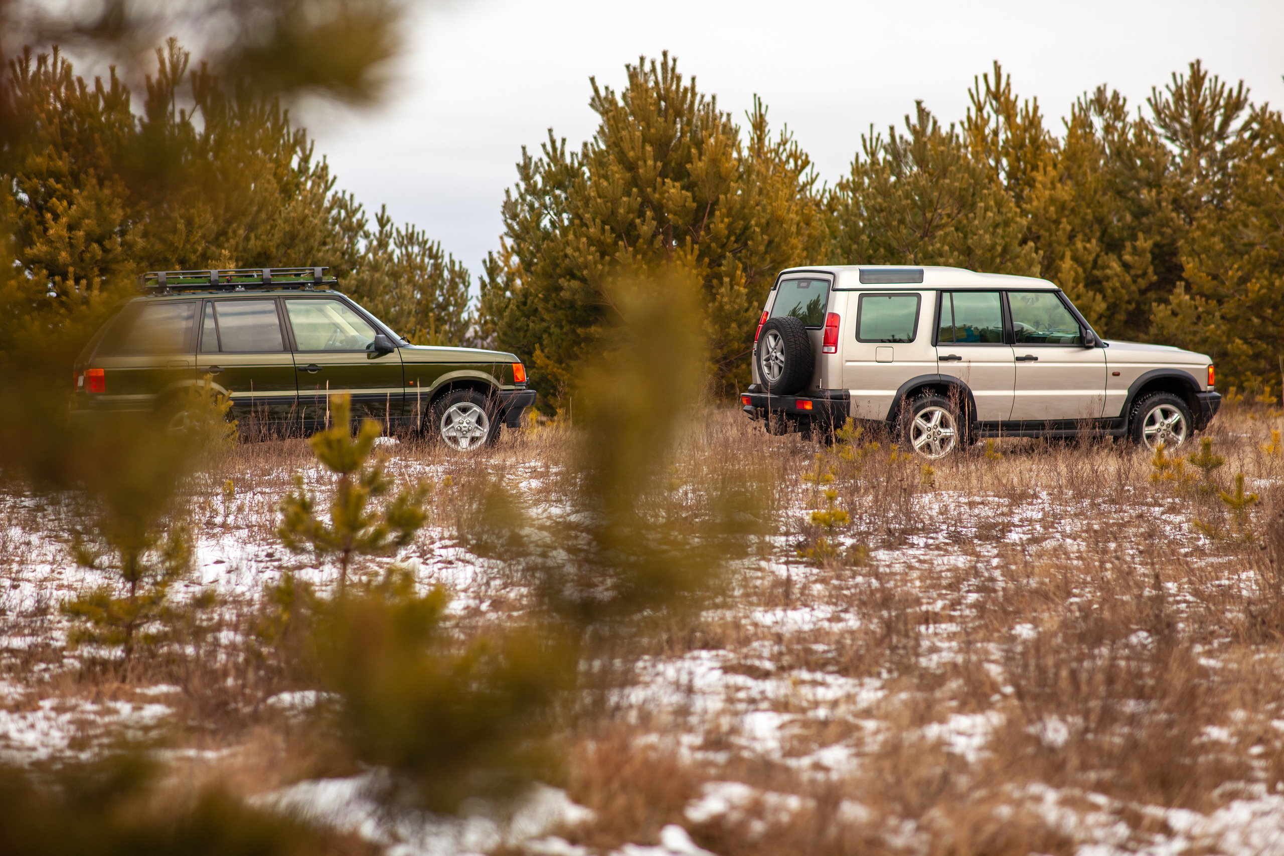 За ёлкой на двух Land Rover. Фотограф Сергей Лукьянов @xapeton_photo Москва