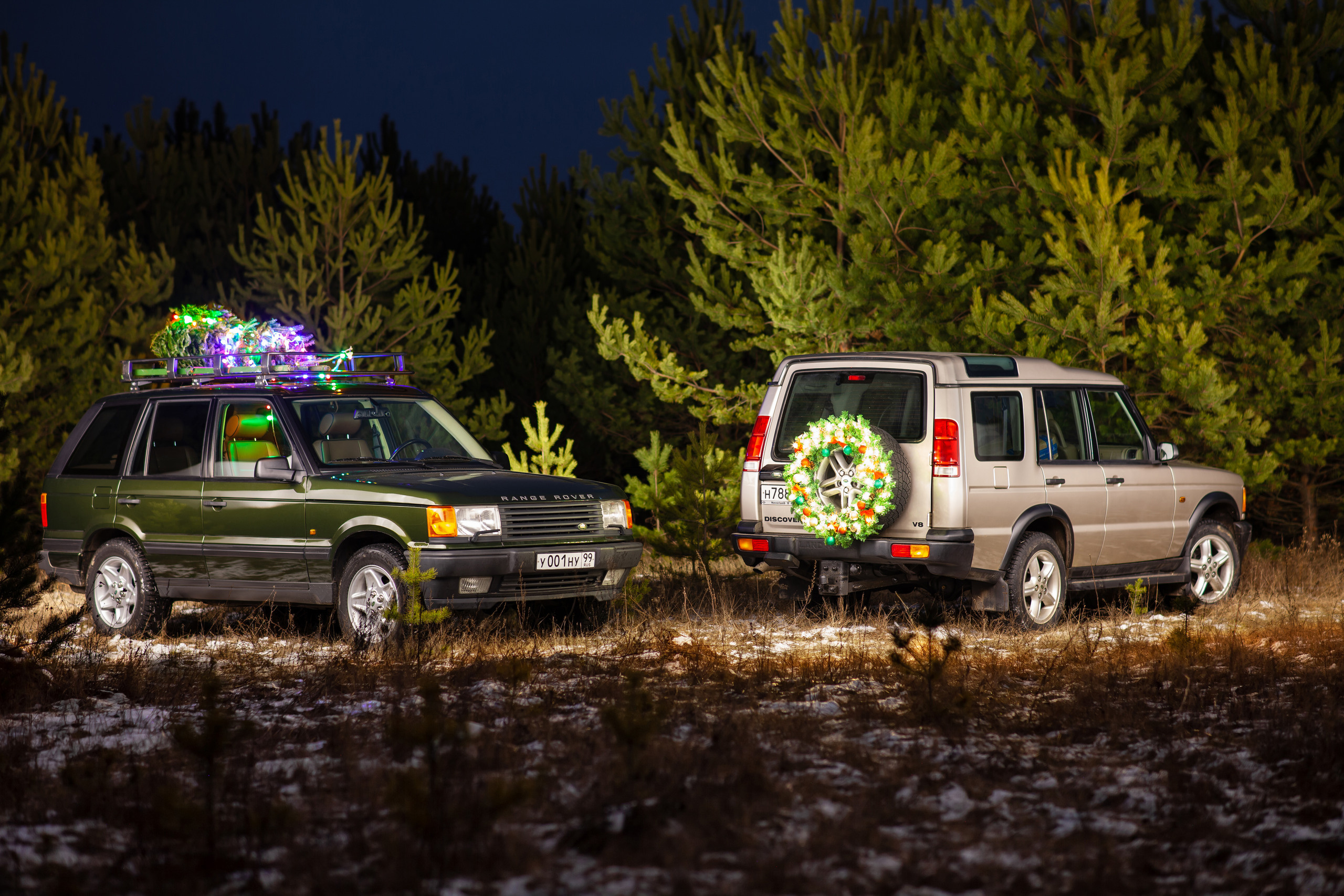 За ёлкой на двух Land Rover. Фотограф Сергей Лукьянов @xapeton_photo Москва