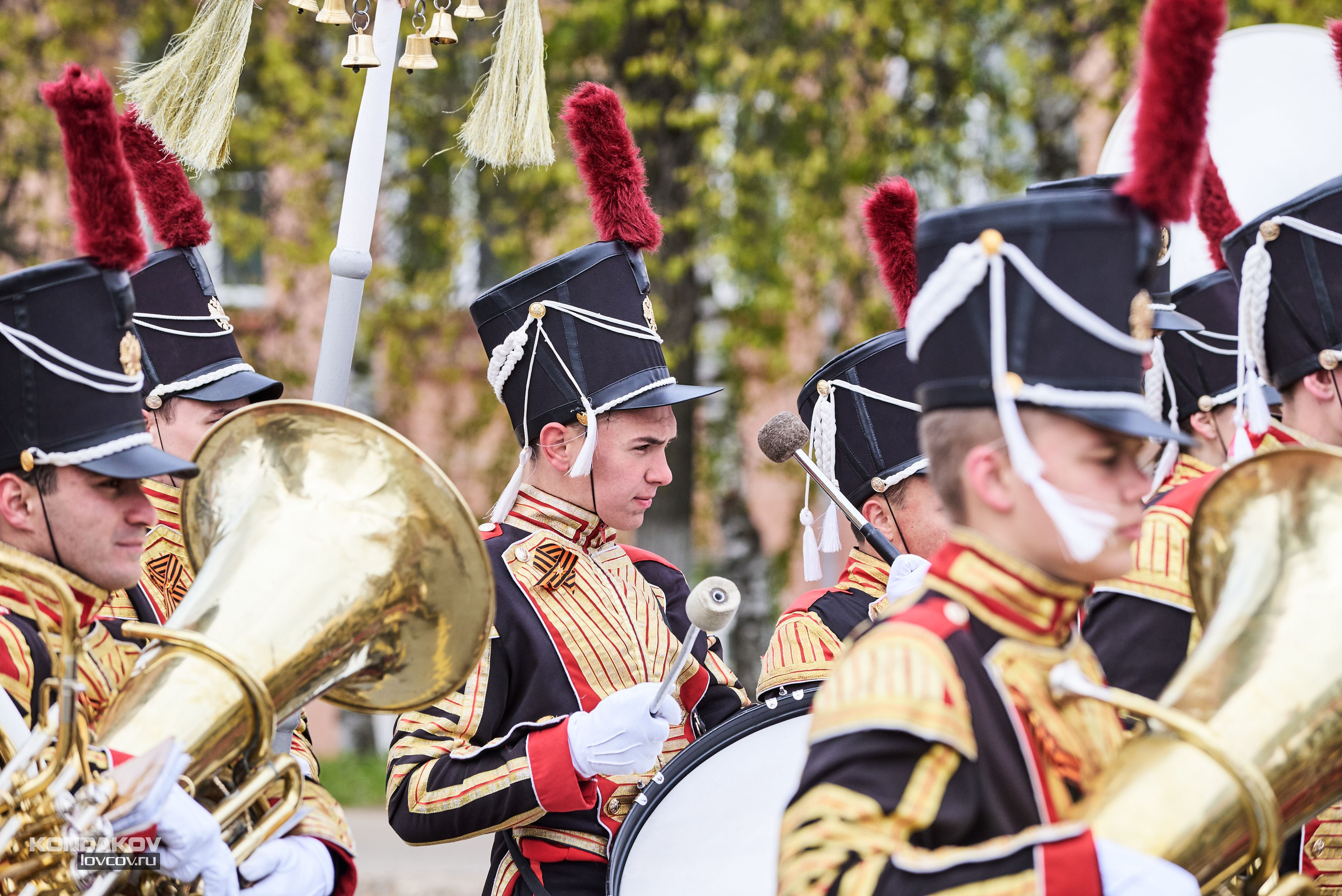 Парад в честь празднования День Победы 9 мая 2024 года в городе Иваново