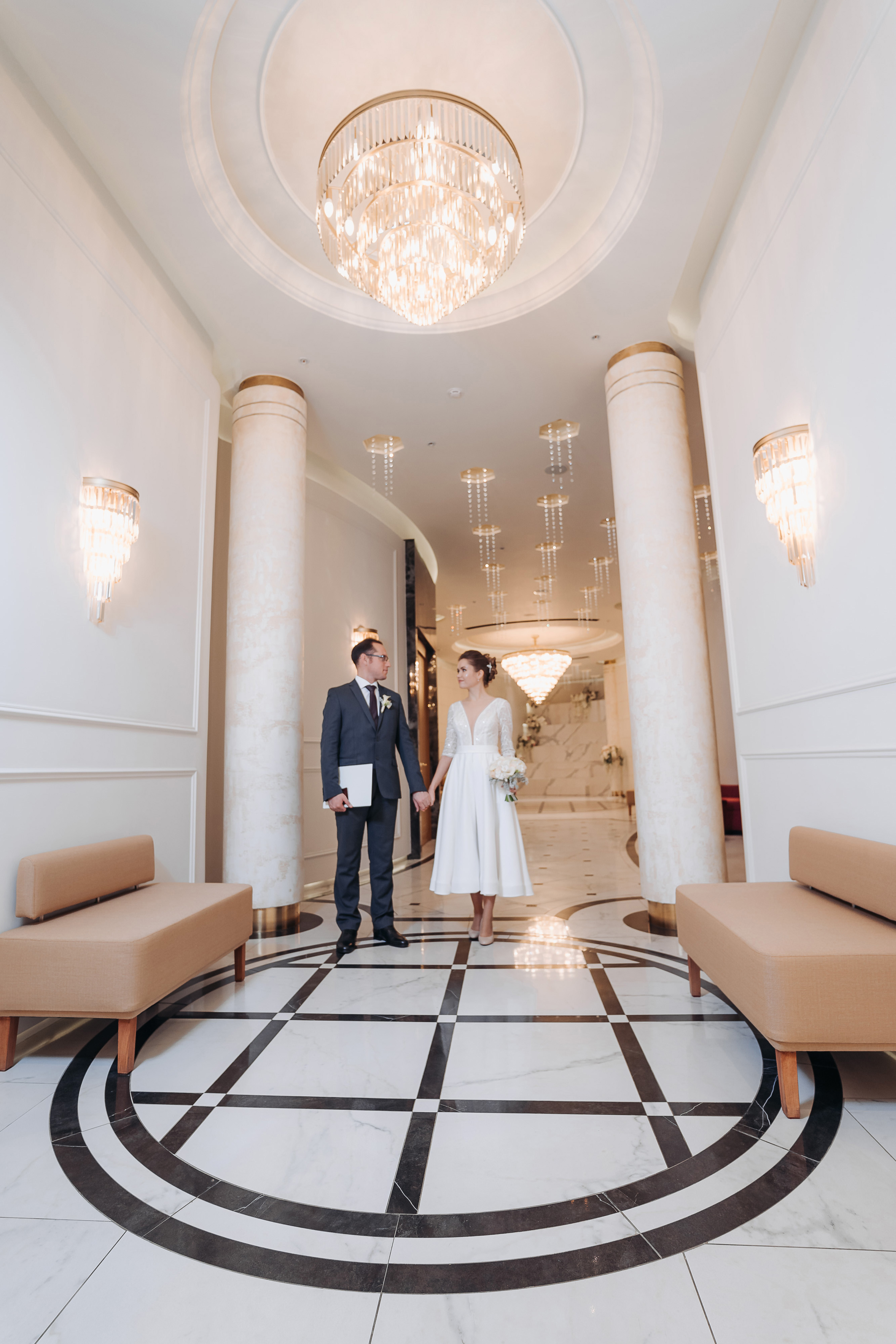 Свадебная фотосессия в ЗАГС Крокус Экспо ТЦ Вегас