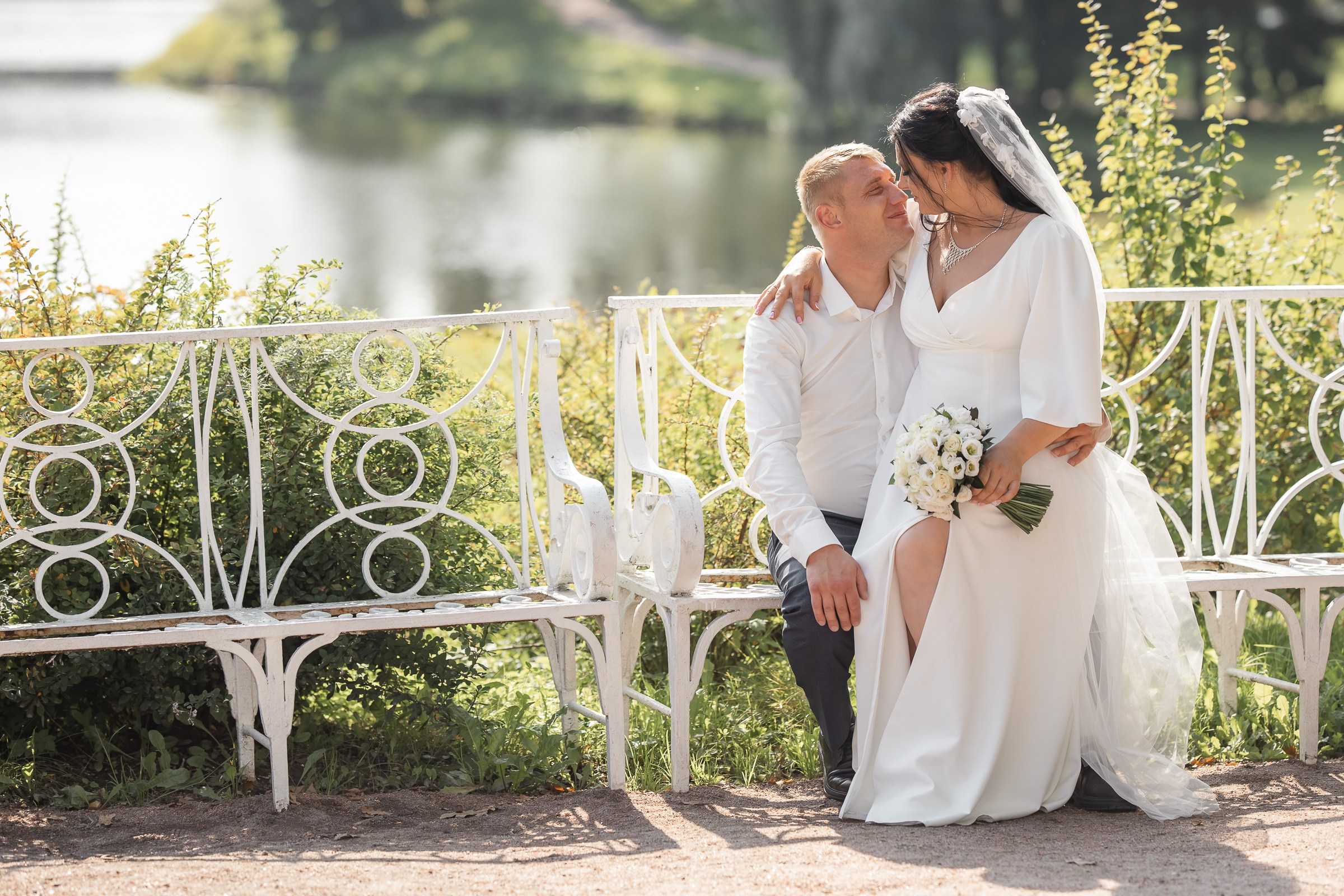 Анатолий и Анастасия, прогулка в парке Пушкина. Свадебный и семейный фотограф в Колпино и СПб Юлия Папанова