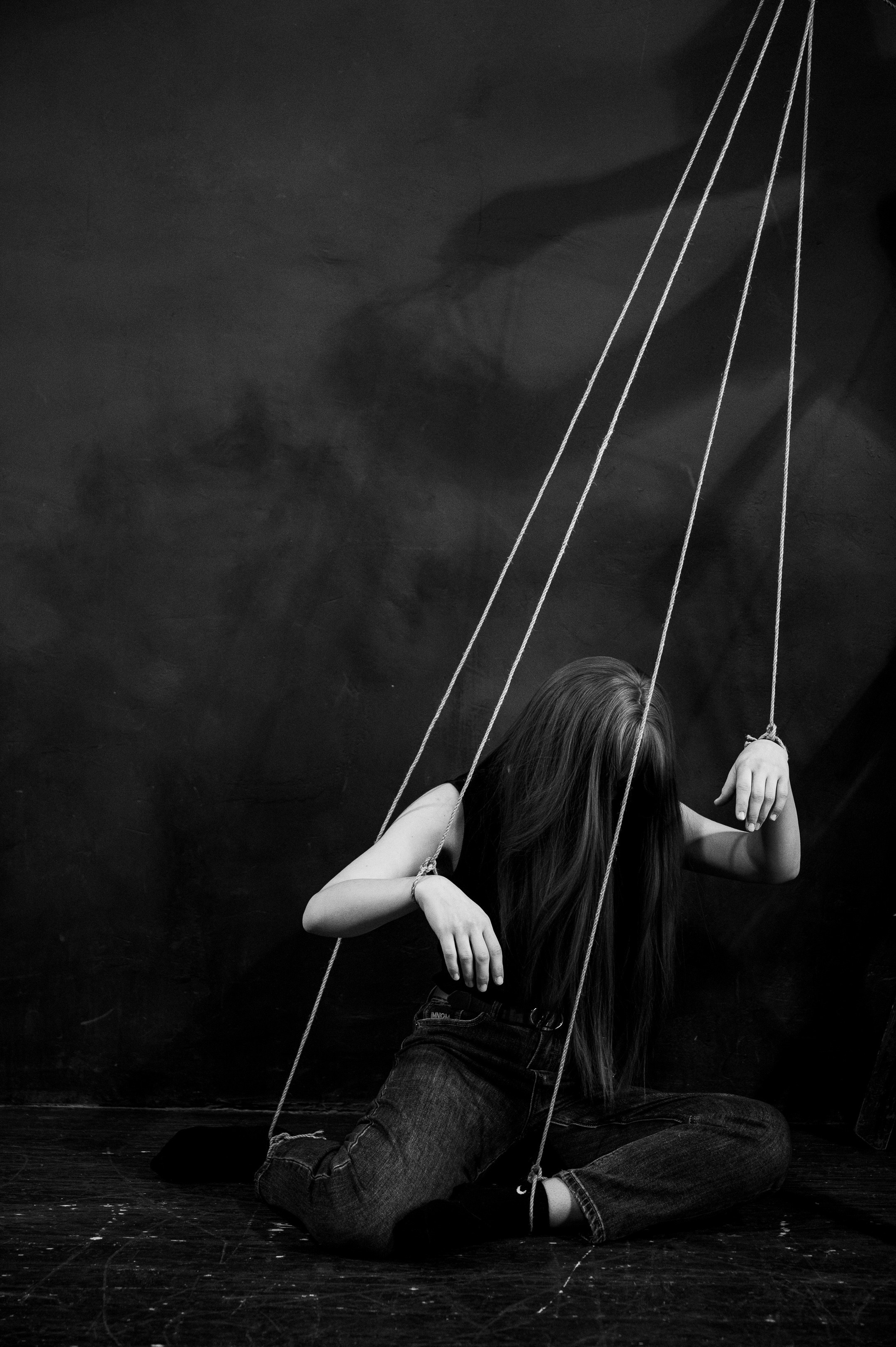 Self-imposed mental prison (Maria). Photographer in Moscow Anna Chistiakova