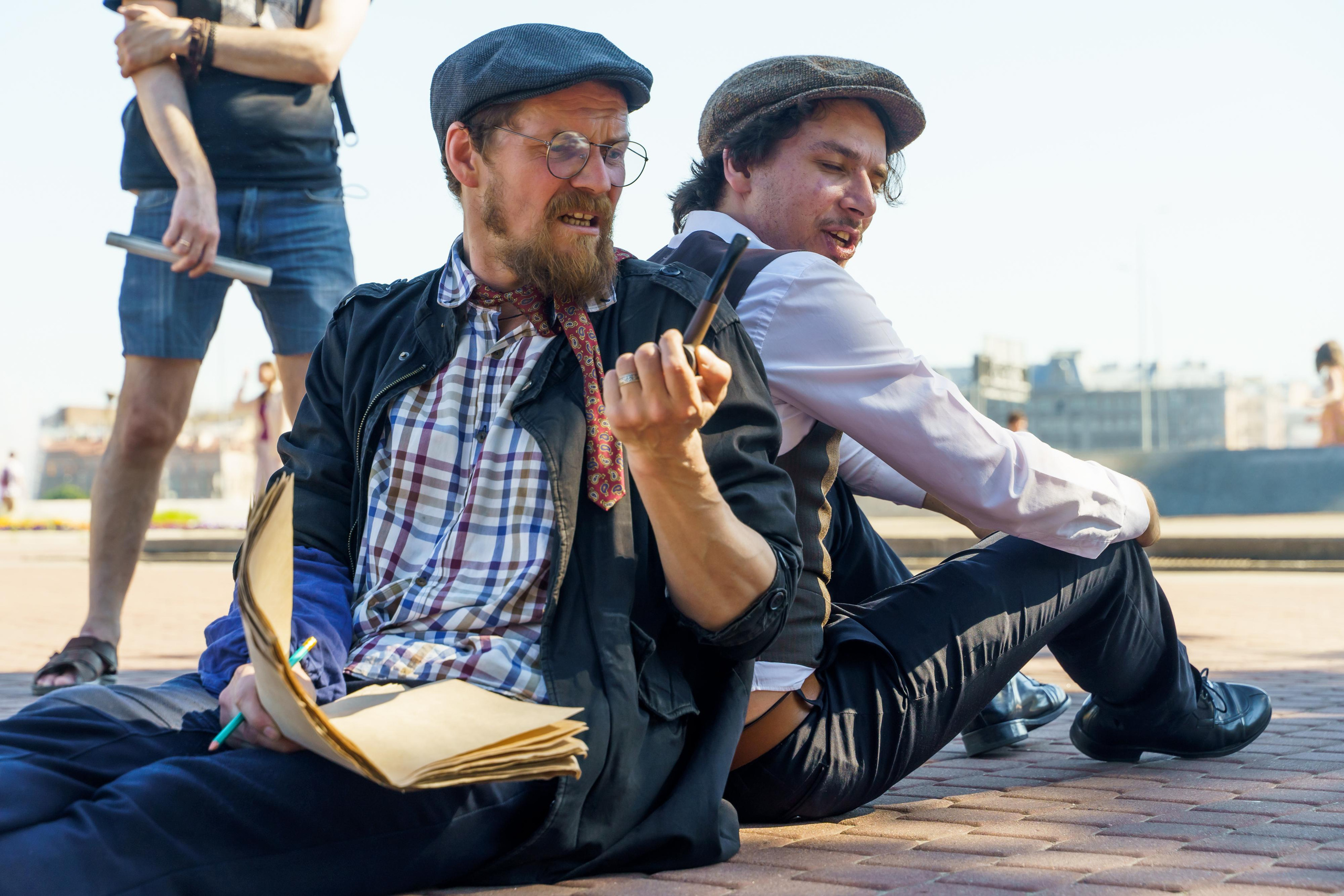 «Старухи» — спектакль-променад по мотивам произведений Д. Хармса. Фотограф Анастасия Арланцева