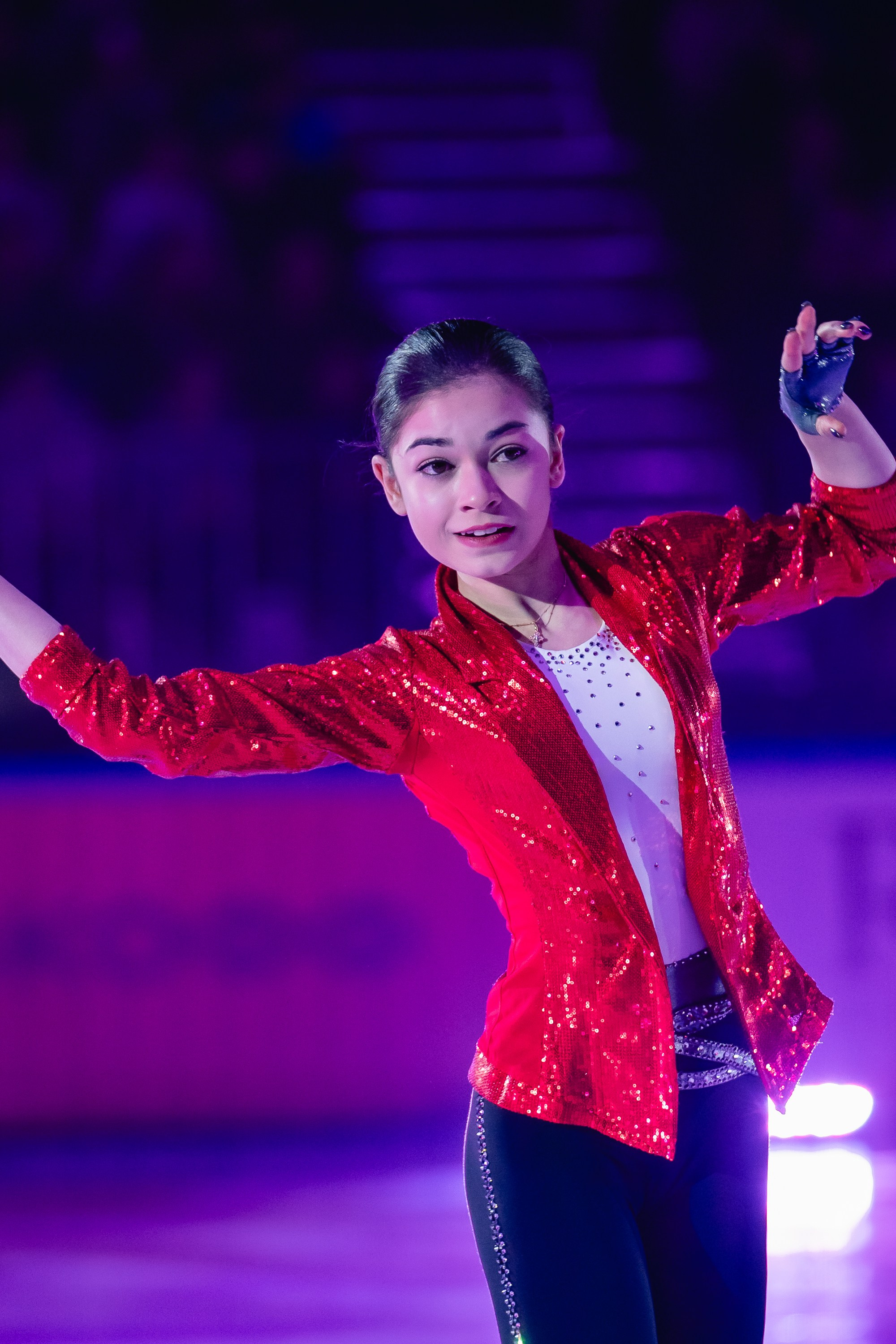 Шоу «Чемпионы на льду» в Новосибирске. Воробьева Ксения — Спортивный и танцевальный фотограф Новосибирск