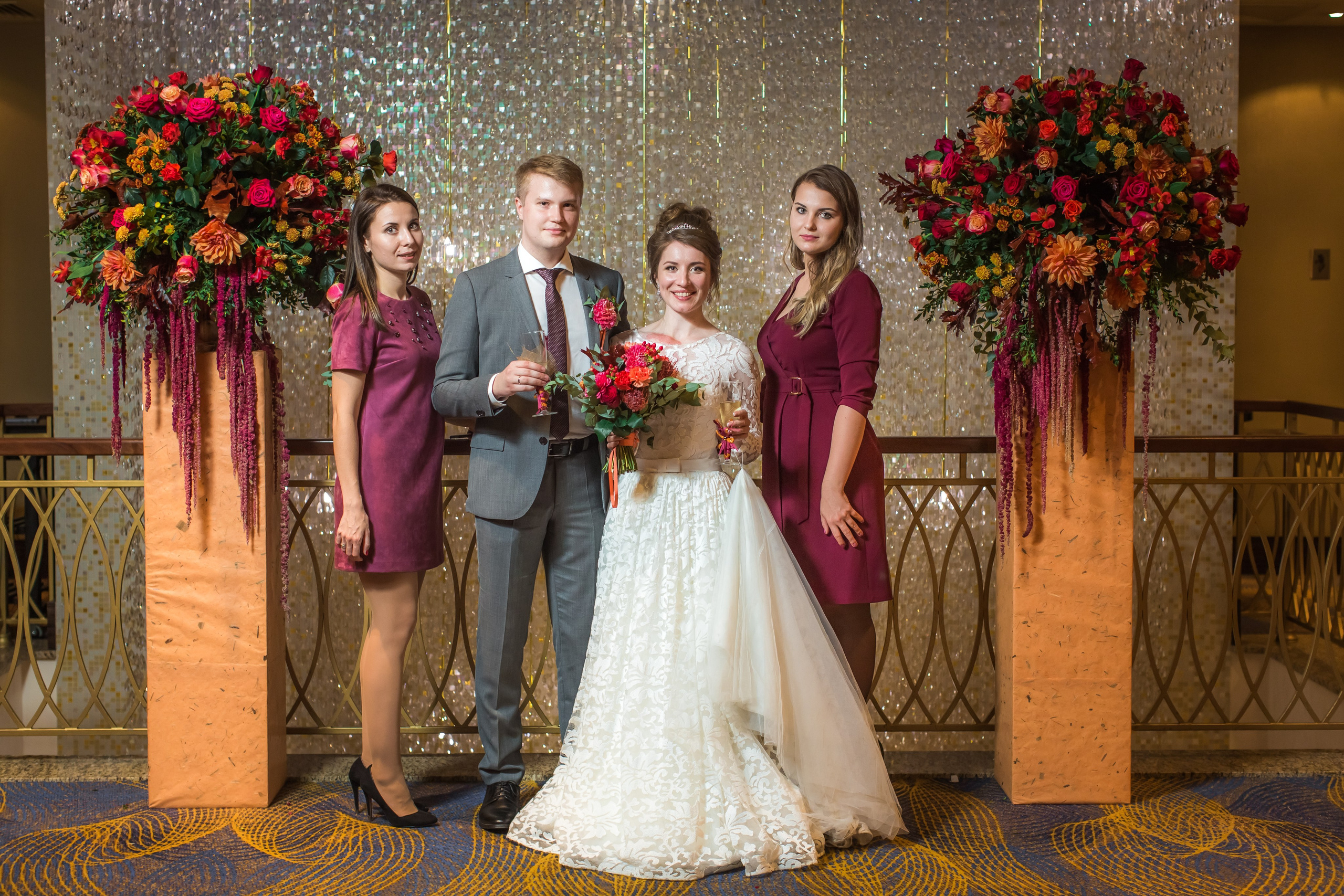 Осенняя свадьба в отеле Монарх. Праздничное агентство ПИОН