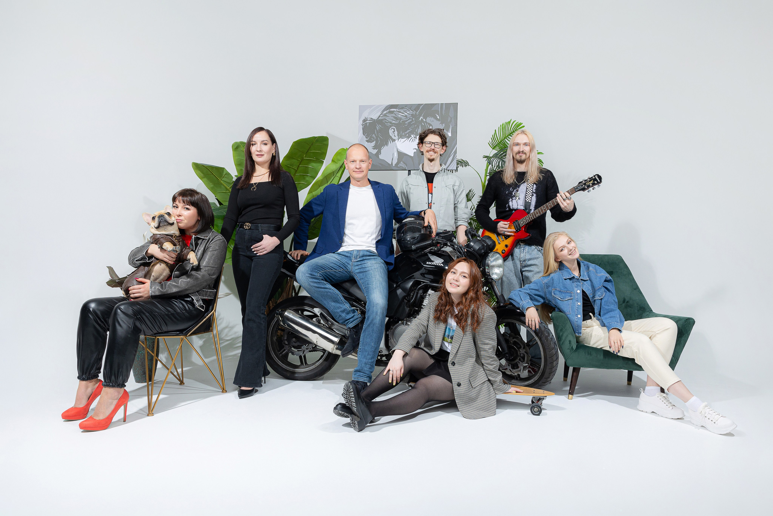 Командная фотосессия для ICU | Креативные портреты сотрудников