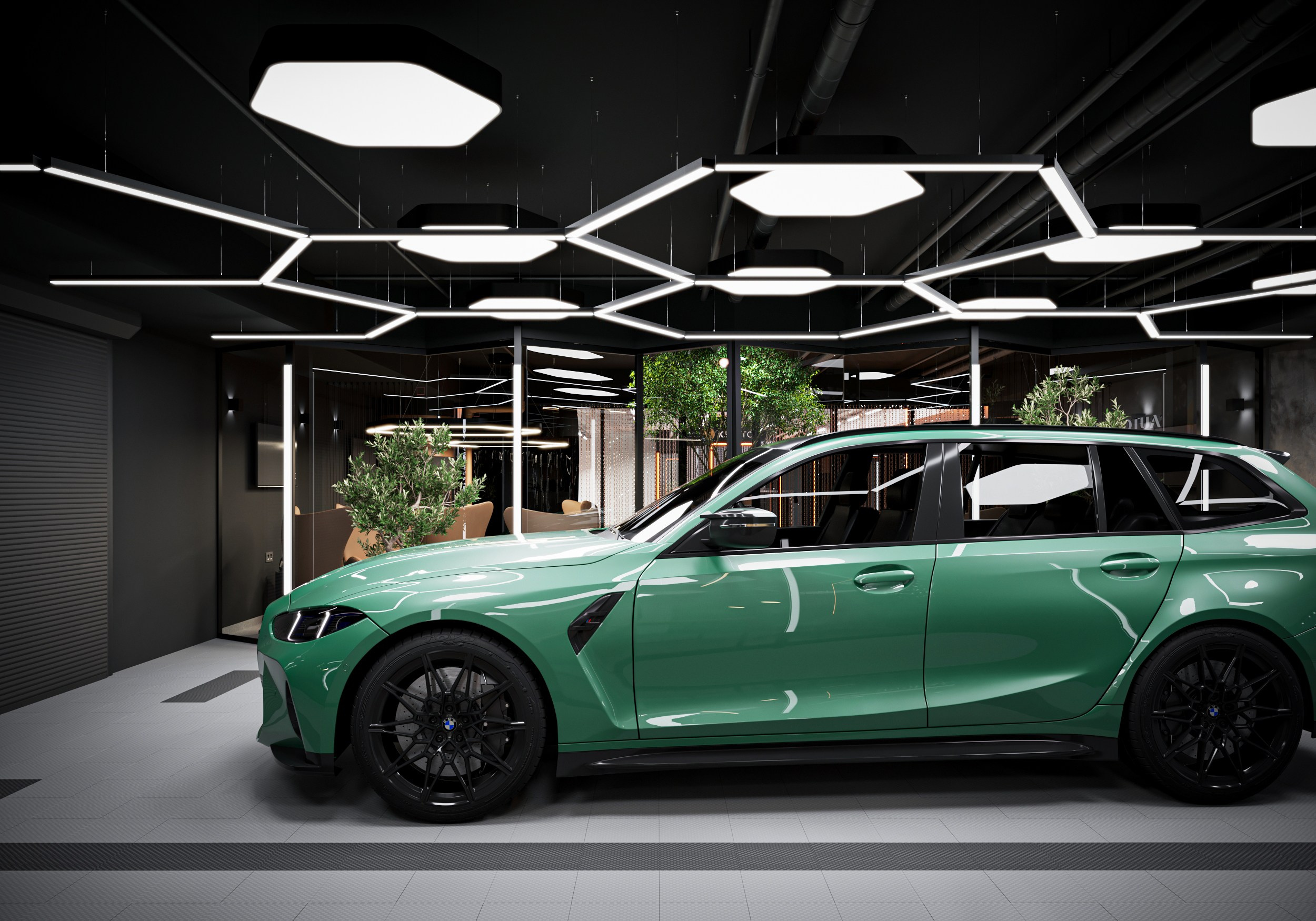 KS Autohouse — Автомоечно-детейлинговый комплекс, г. Санкт-Петербург. Дизайн интерьера и экстерьера в Санкт-Петербурге Яна Емельянова