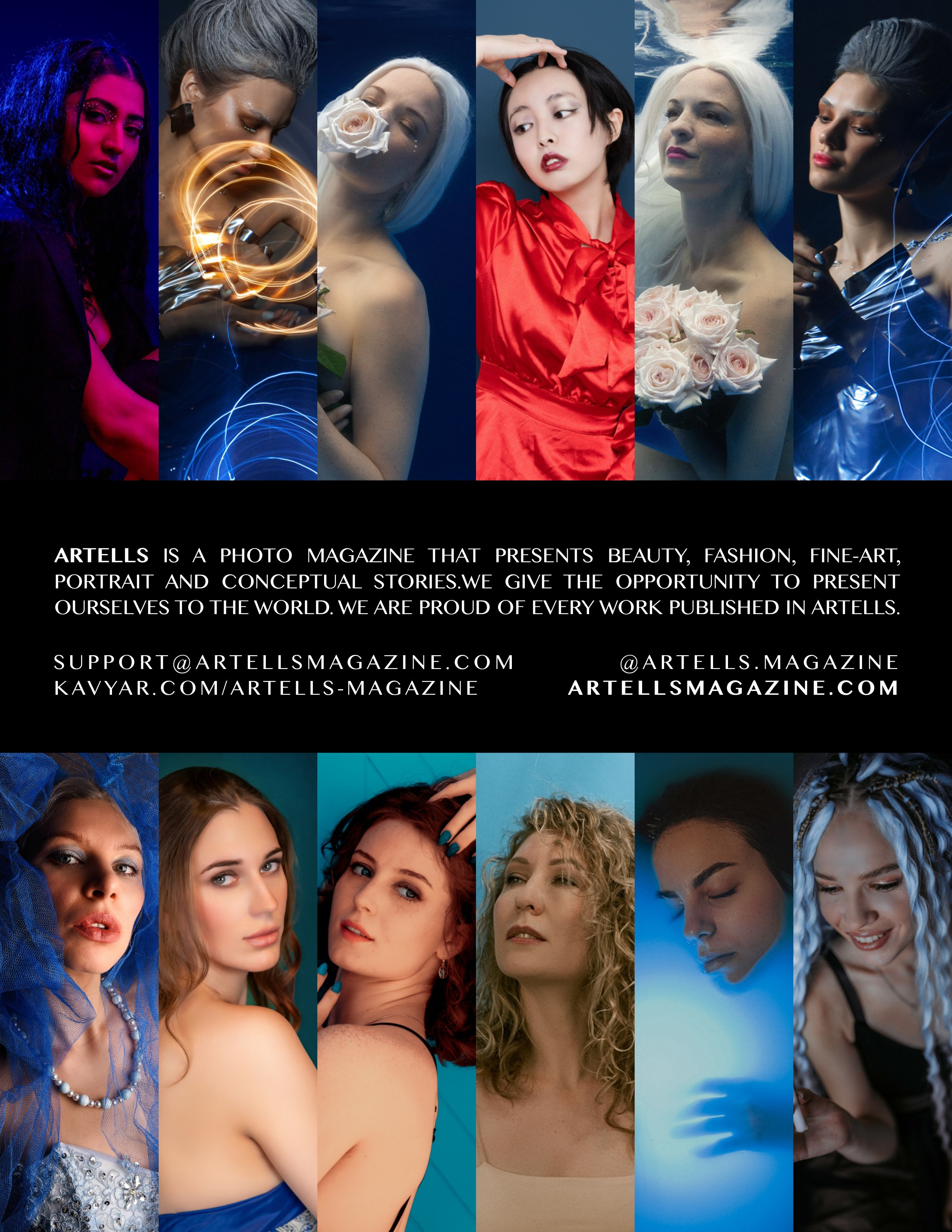 Artells Magazine Winter Woman. Портретный фотограф в Санкт-Петербурге Дмитриева Наталия