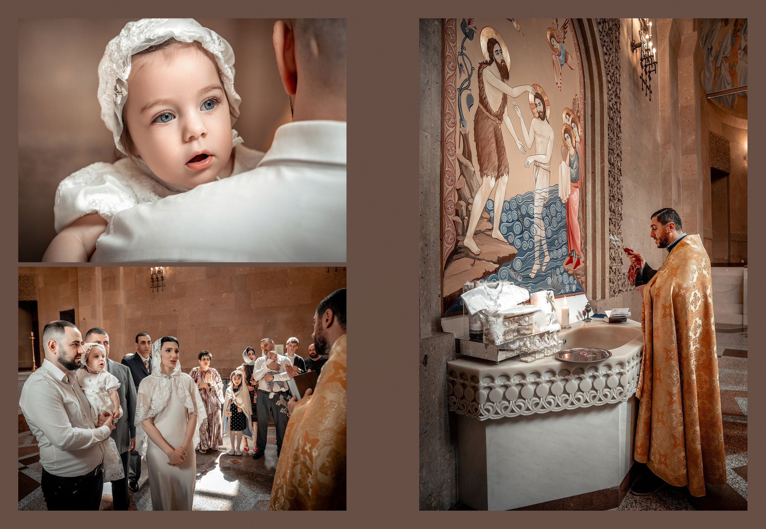 Крещение Рианы в Армянской Апостольской церкви в Москве