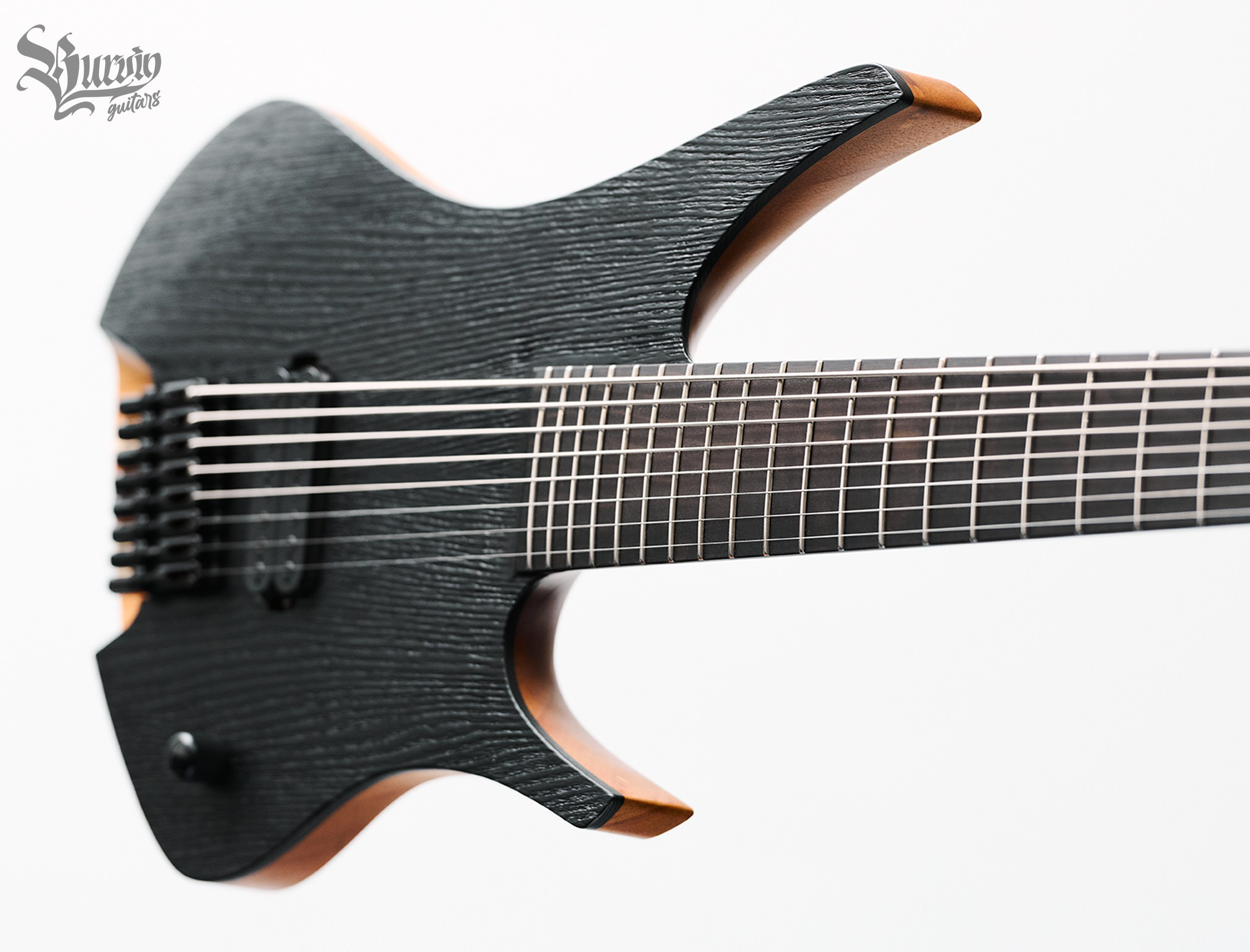 024 THREE AXES headless. Master of making guitars and basses to order