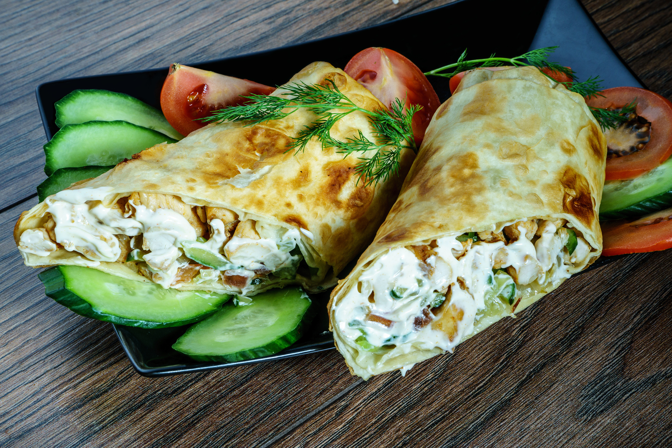 Фотографии шавермы для ресторанов и кафе в СПб и Выборге