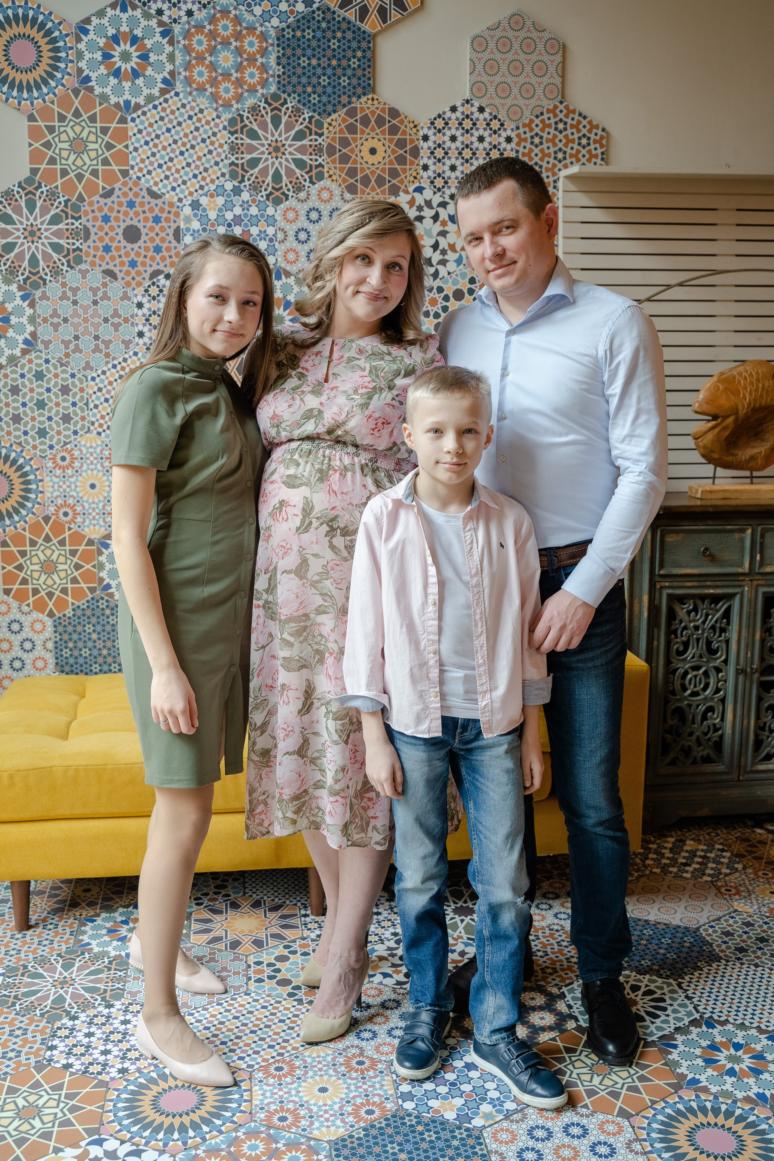 Семейная фотосессия в студии москва