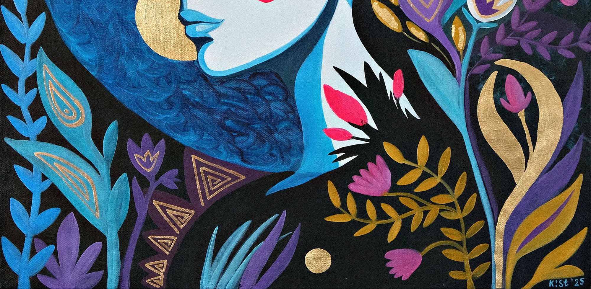 Дивный сад. Художник Анастасия Кисткина, Петербург