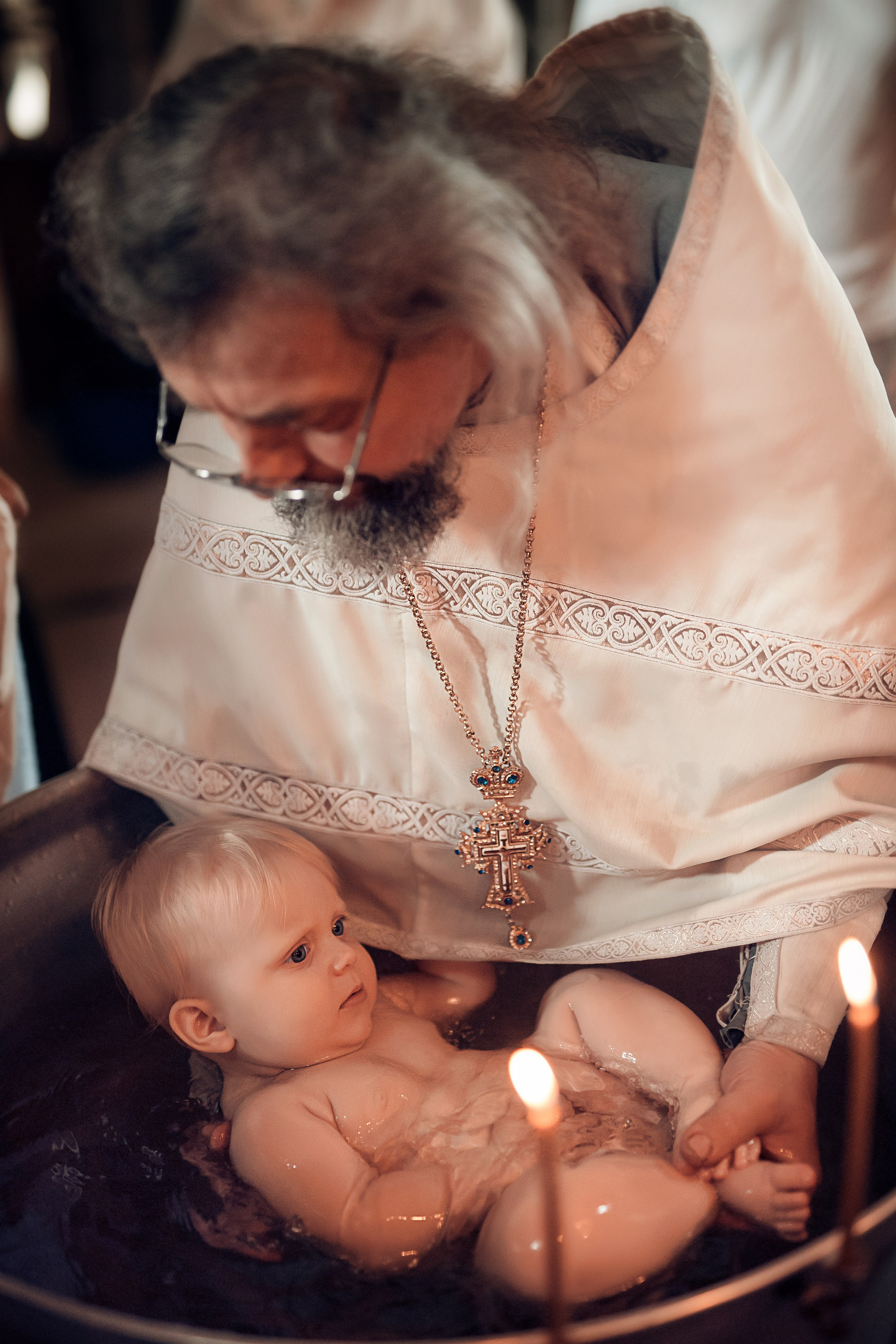 Крещение Аполлинарии в Успенском храме с. Шубино