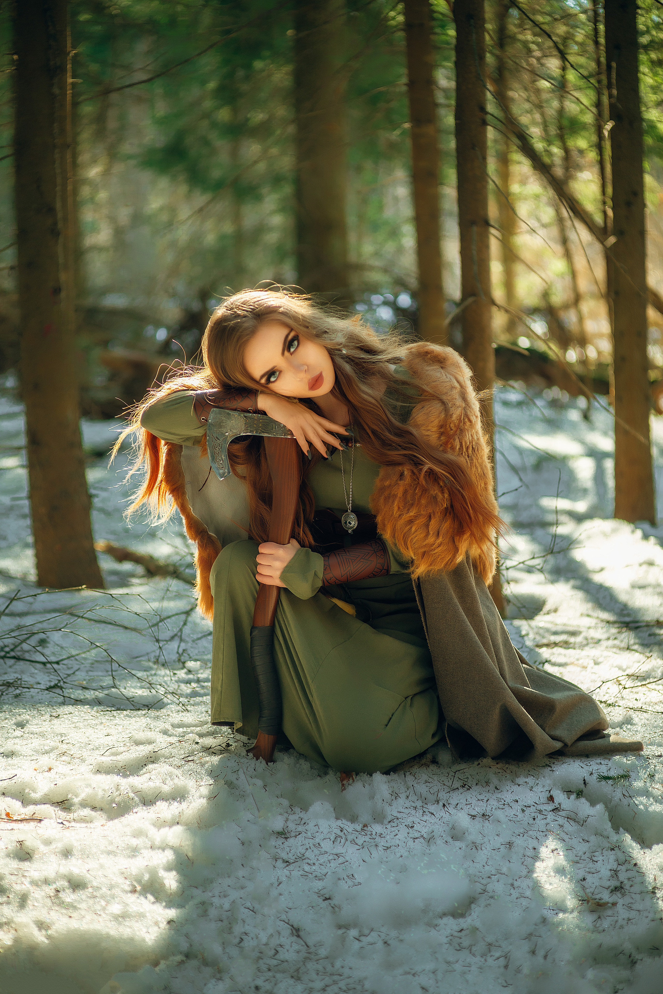 Фотосессия Валькирии, нордическая фотосессия, фотосессия викинг. Сказочный фотограф в русском стиле в Москве Ангелина Старцева | Русский сказки|Фотосесессия в Азиатском стиле