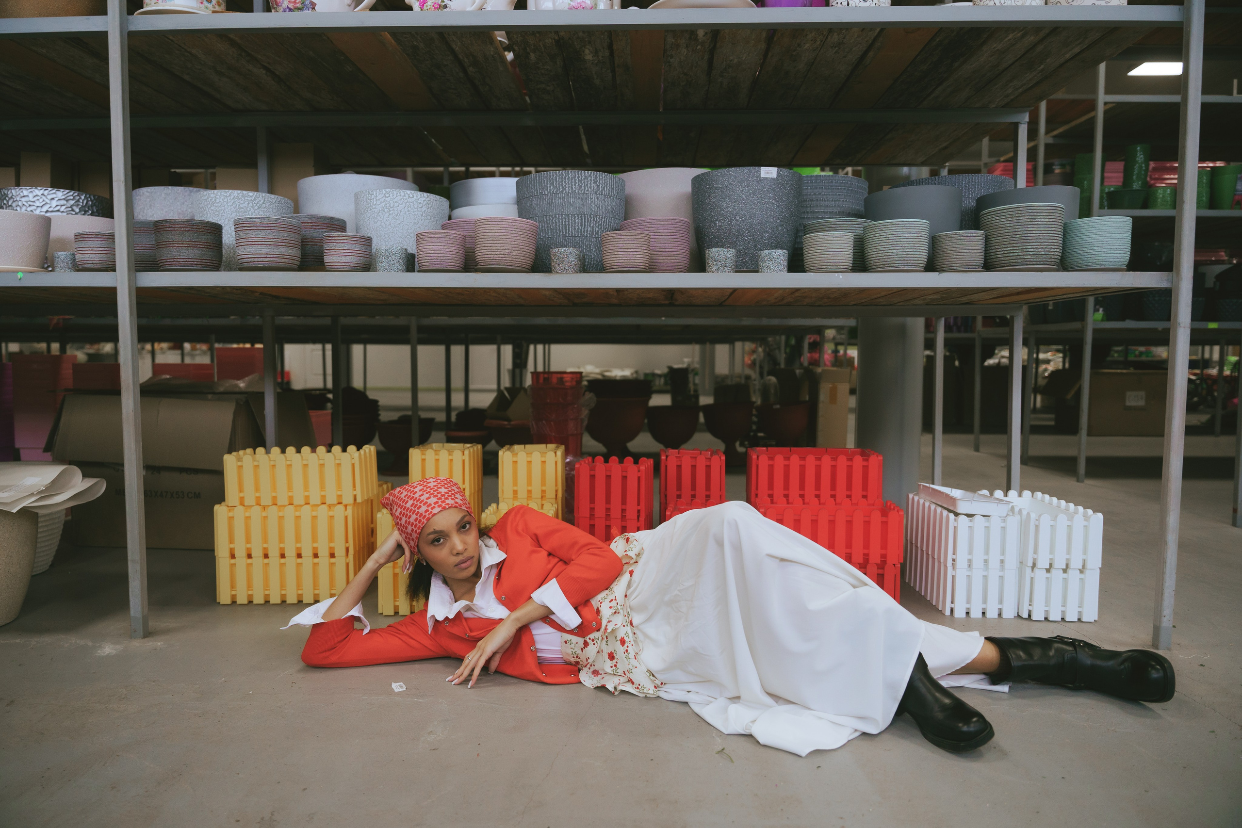 Стилизованная контент фотосессия для цветочной базы в Архангельске