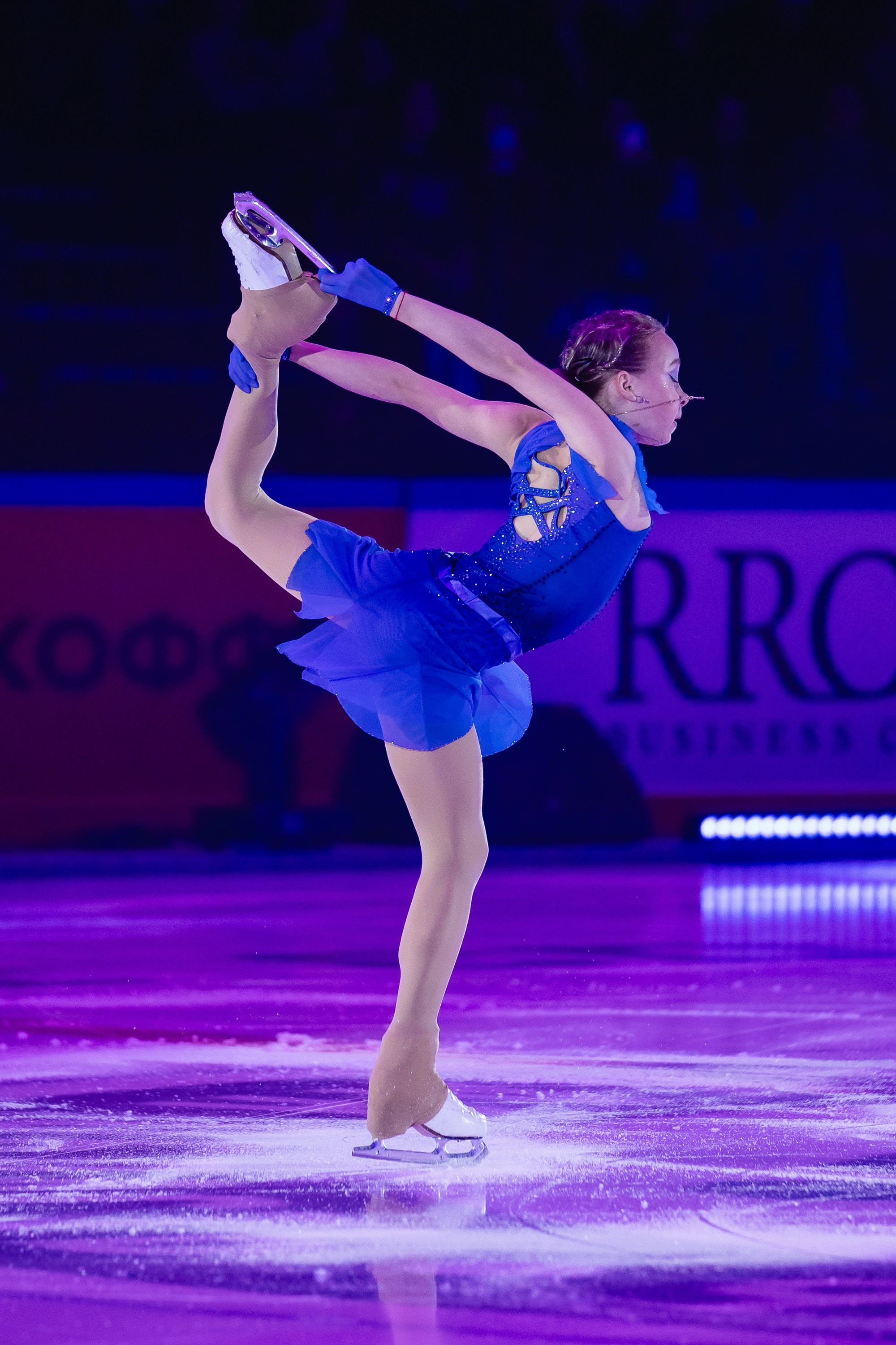 Шоу «Чемпионы на льду» в Новосибирске. Воробьева Ксения — Спортивный и танцевальный фотограф Новосибирск