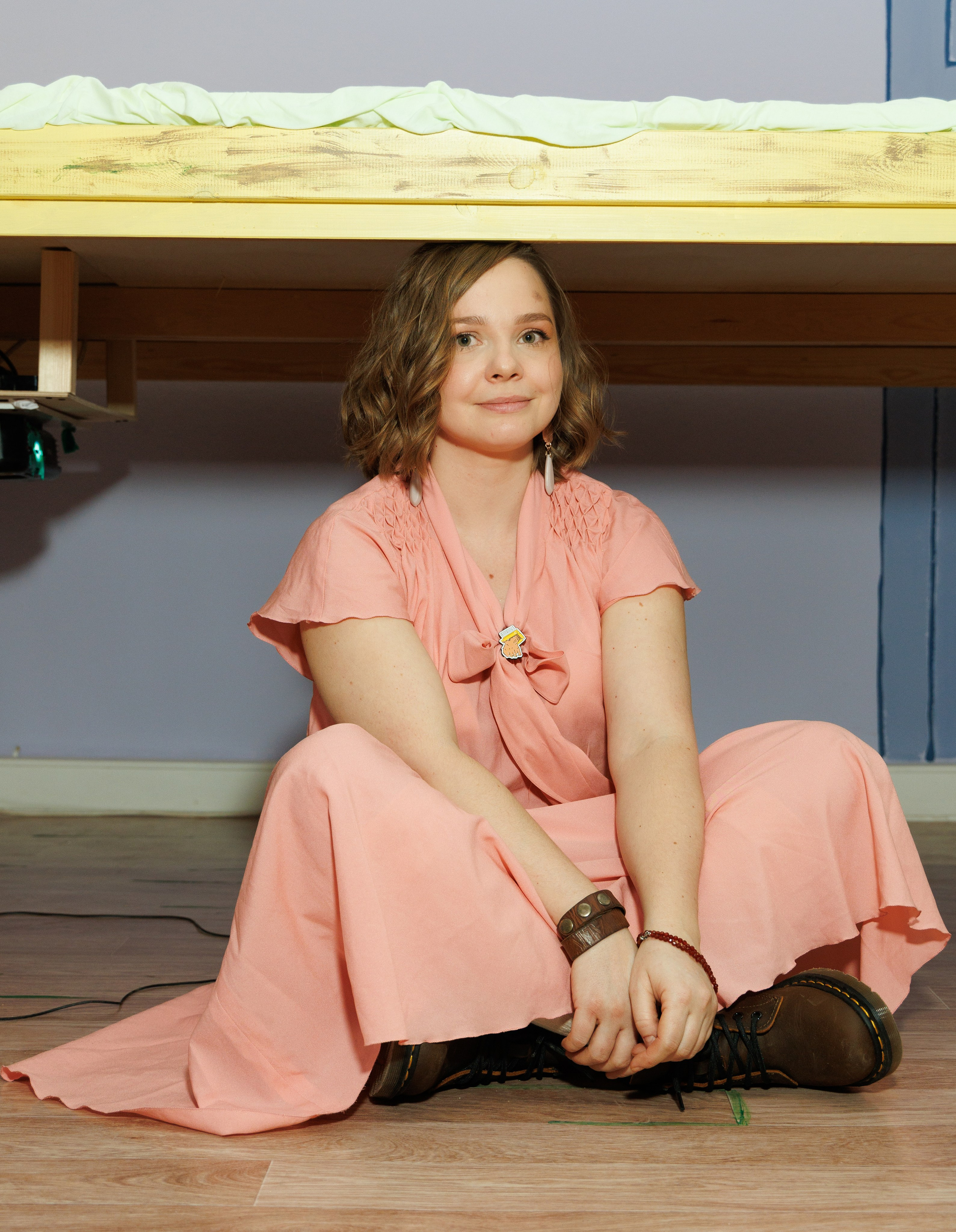 Инсталляция «Придумала» Ольги Михальчук, Винзавод, 2024. Ольга Михальчук, художница и фотограф