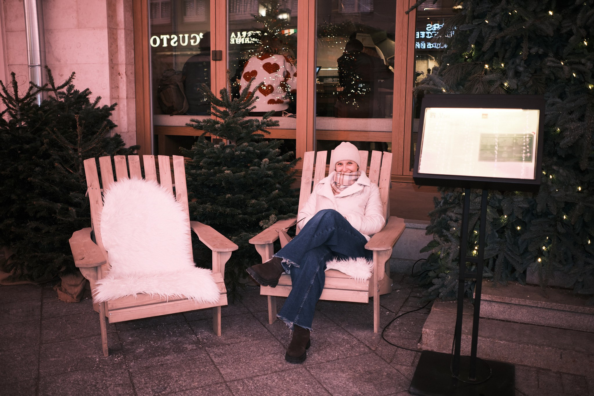 Москва без снега. Фотографъ Сергѣевъ. Поймать мгновеніе
