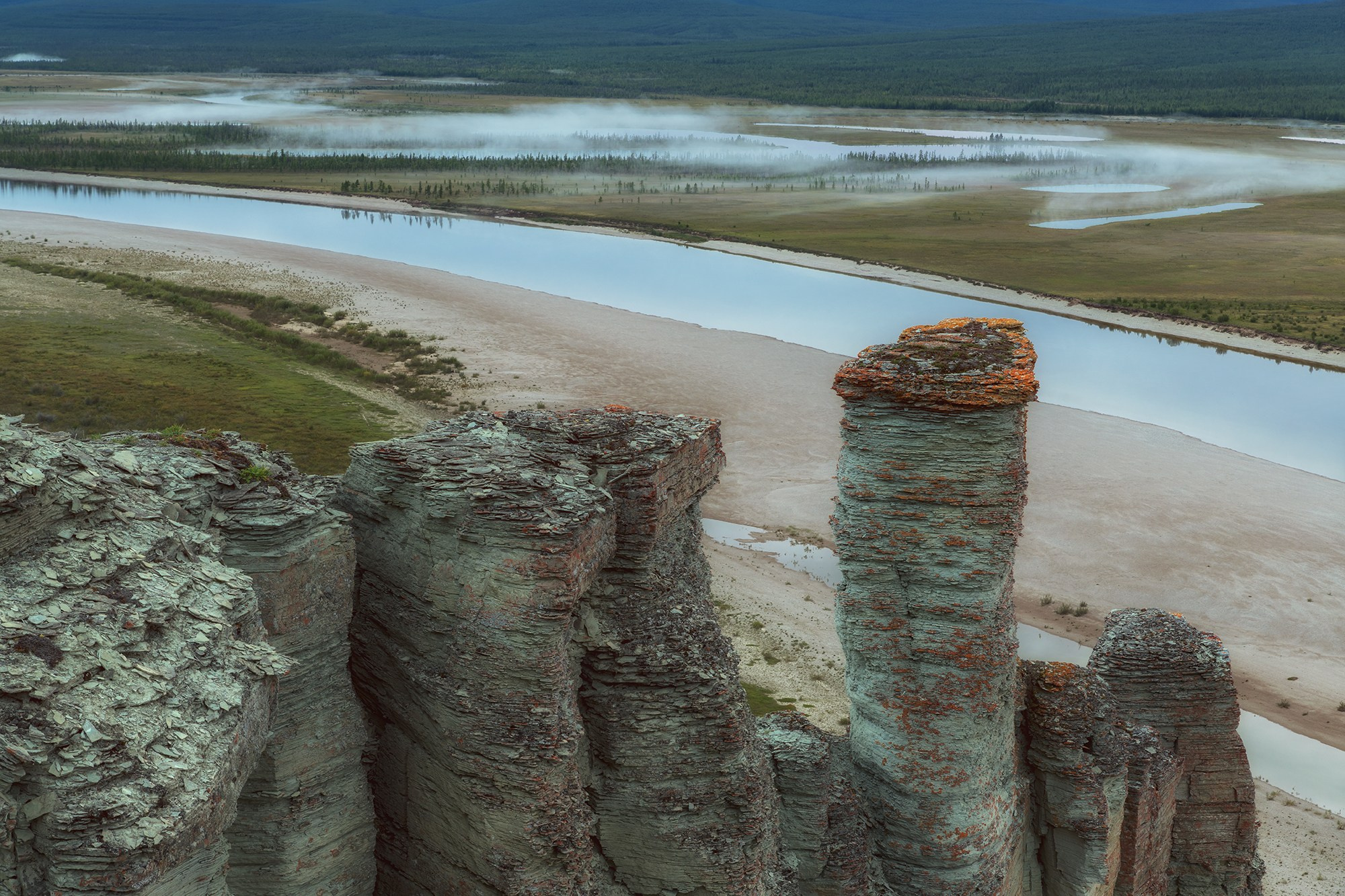 Верхнее течение реки Оленёк. 086-0928