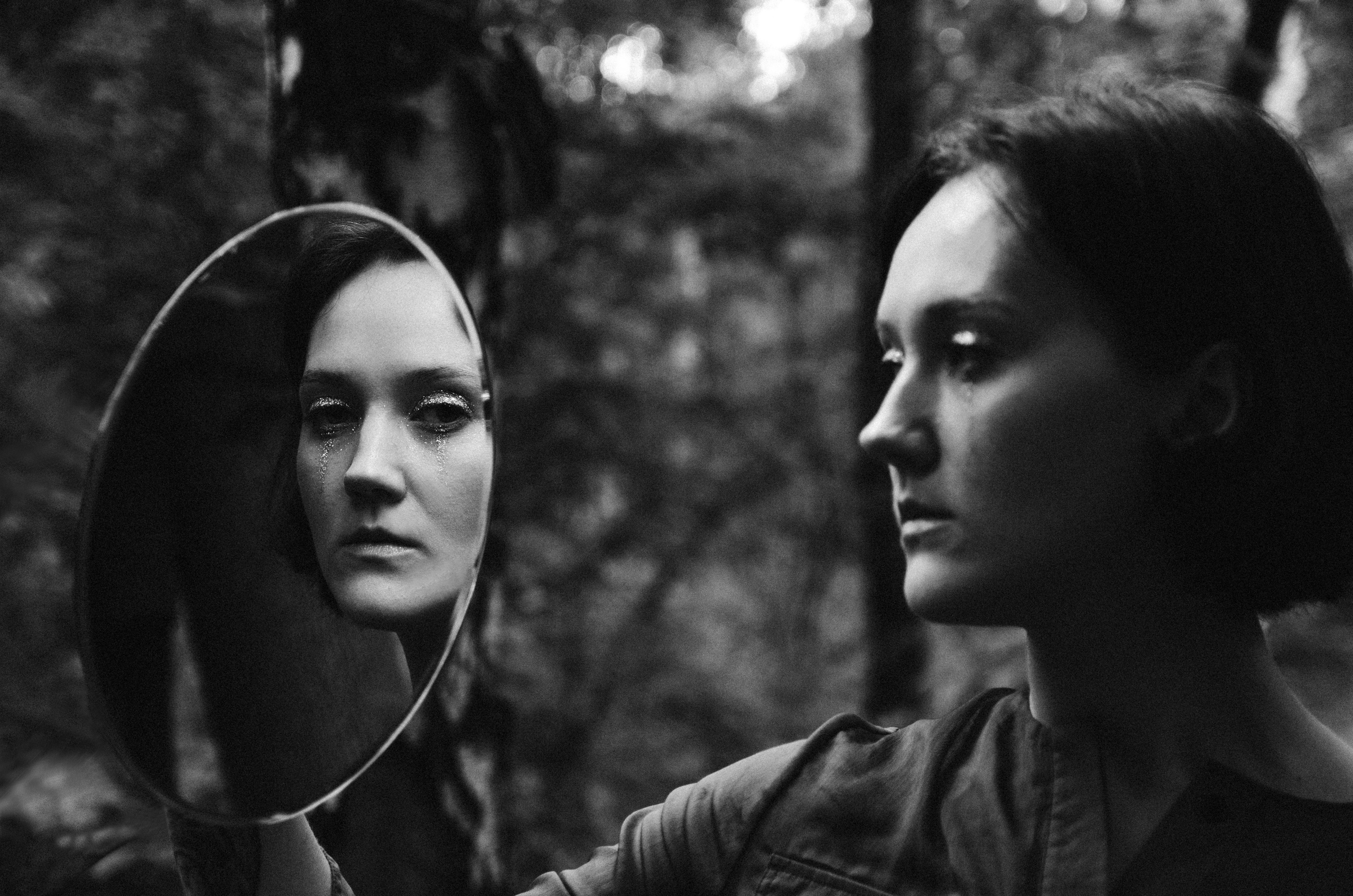 Чёрно‑белая фотосессия в парке Кусково. Портретный фотограф. Москва. Екатерина Малян