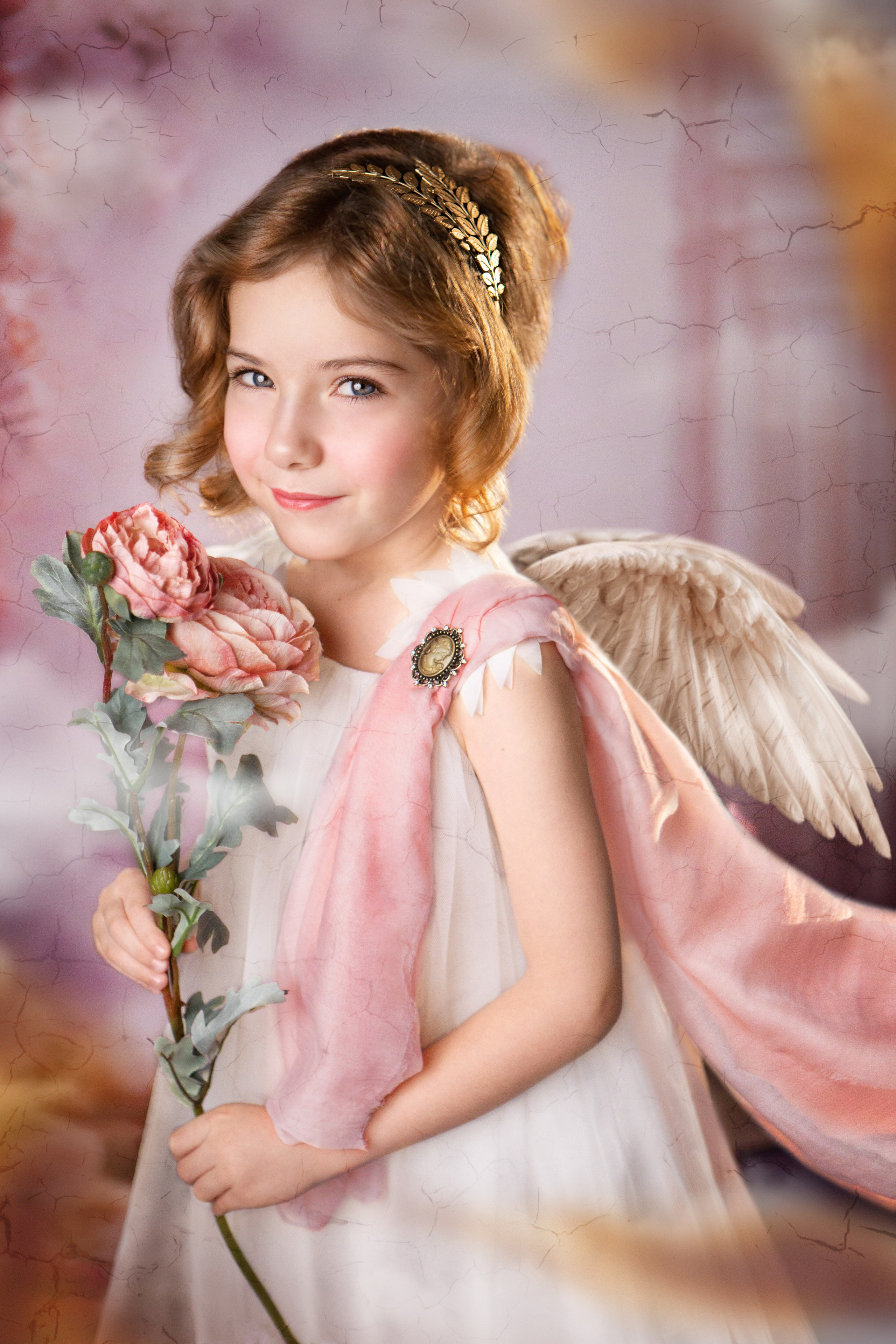 «Нежный ангел». Ульяночка. Детский и ньюборн фотограф в Санкт-Петербурге Марина Айдинян