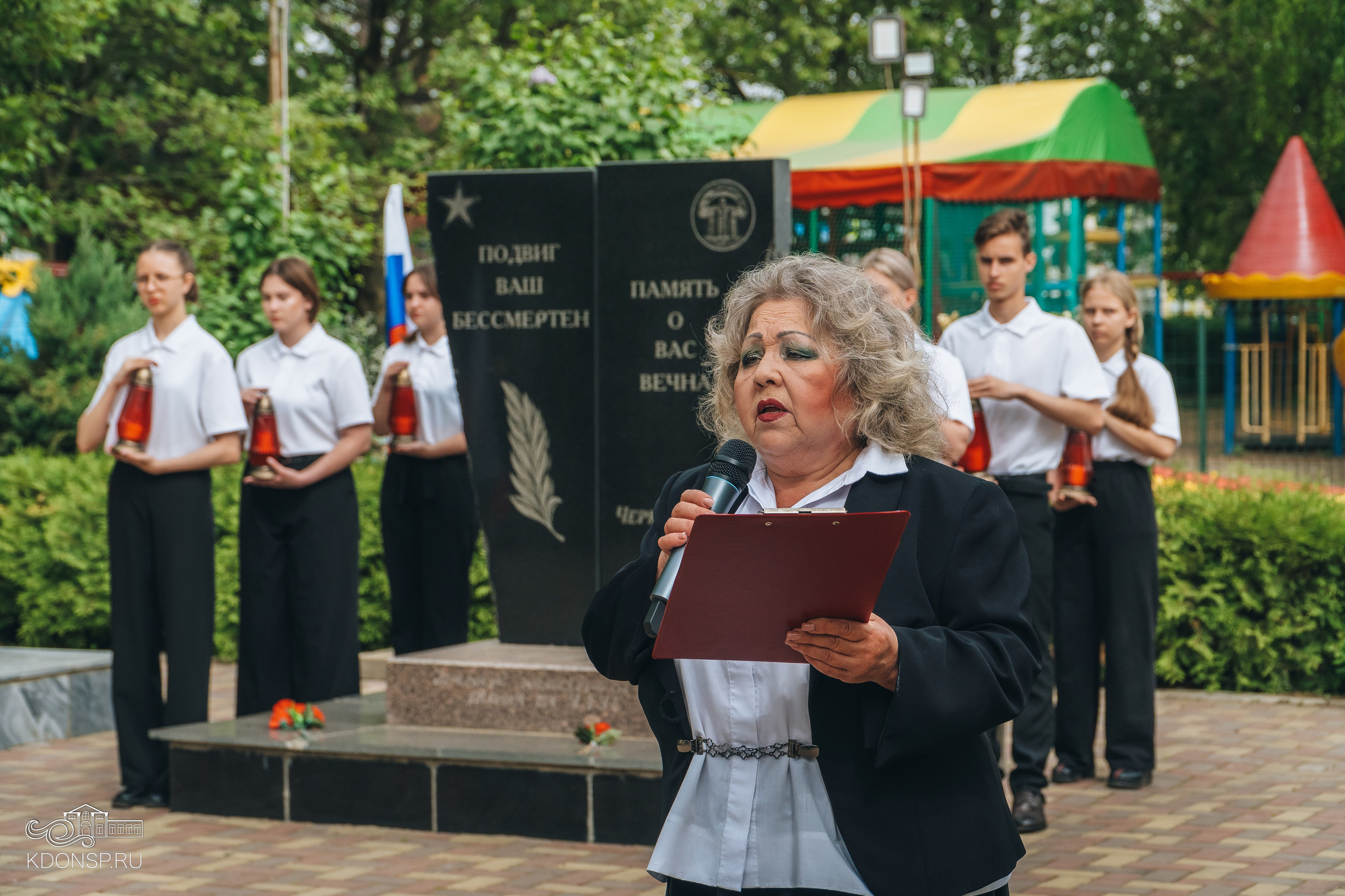 Память о Чернобыле. Новотитаровский Дом культуры