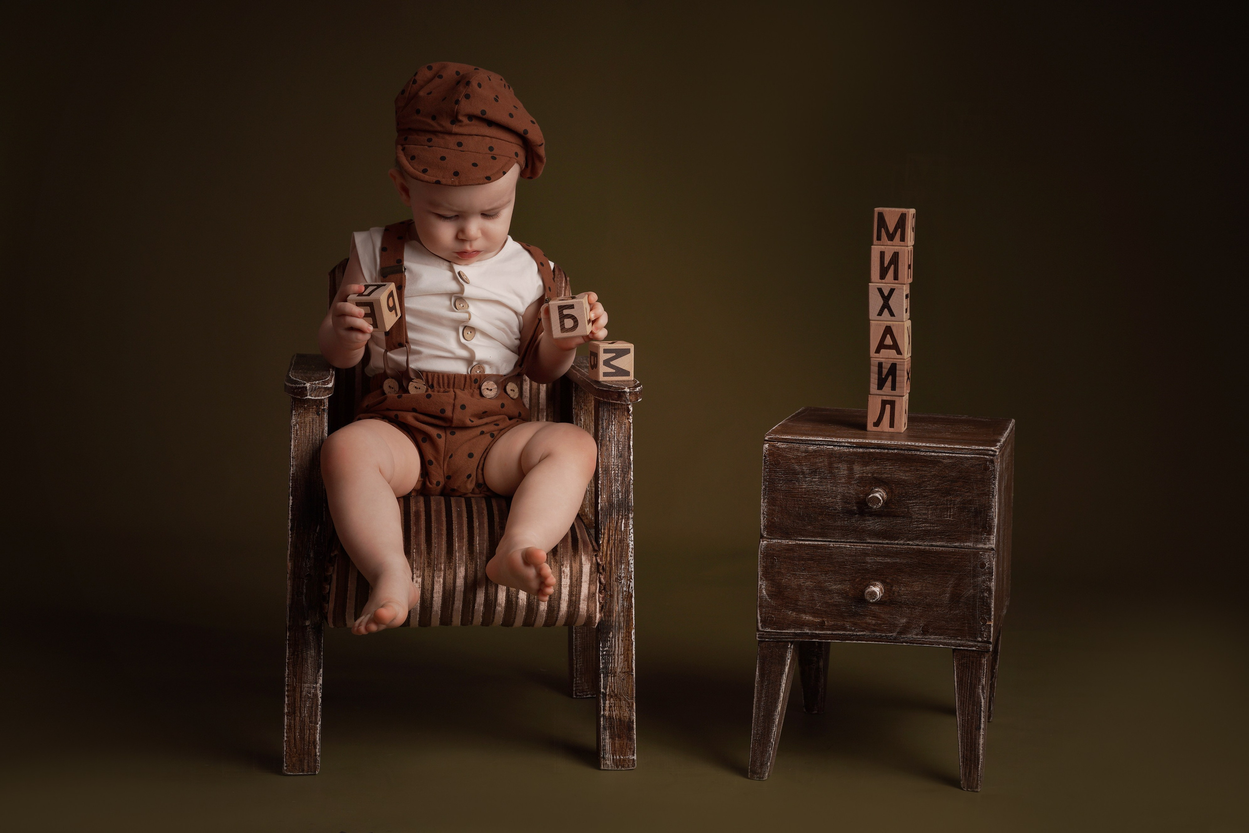 ПЕРВЫЙ ГОДИК МИХАИЛА. Фотограф новорожденных беременных в Тюмени Ткачук Татьяна