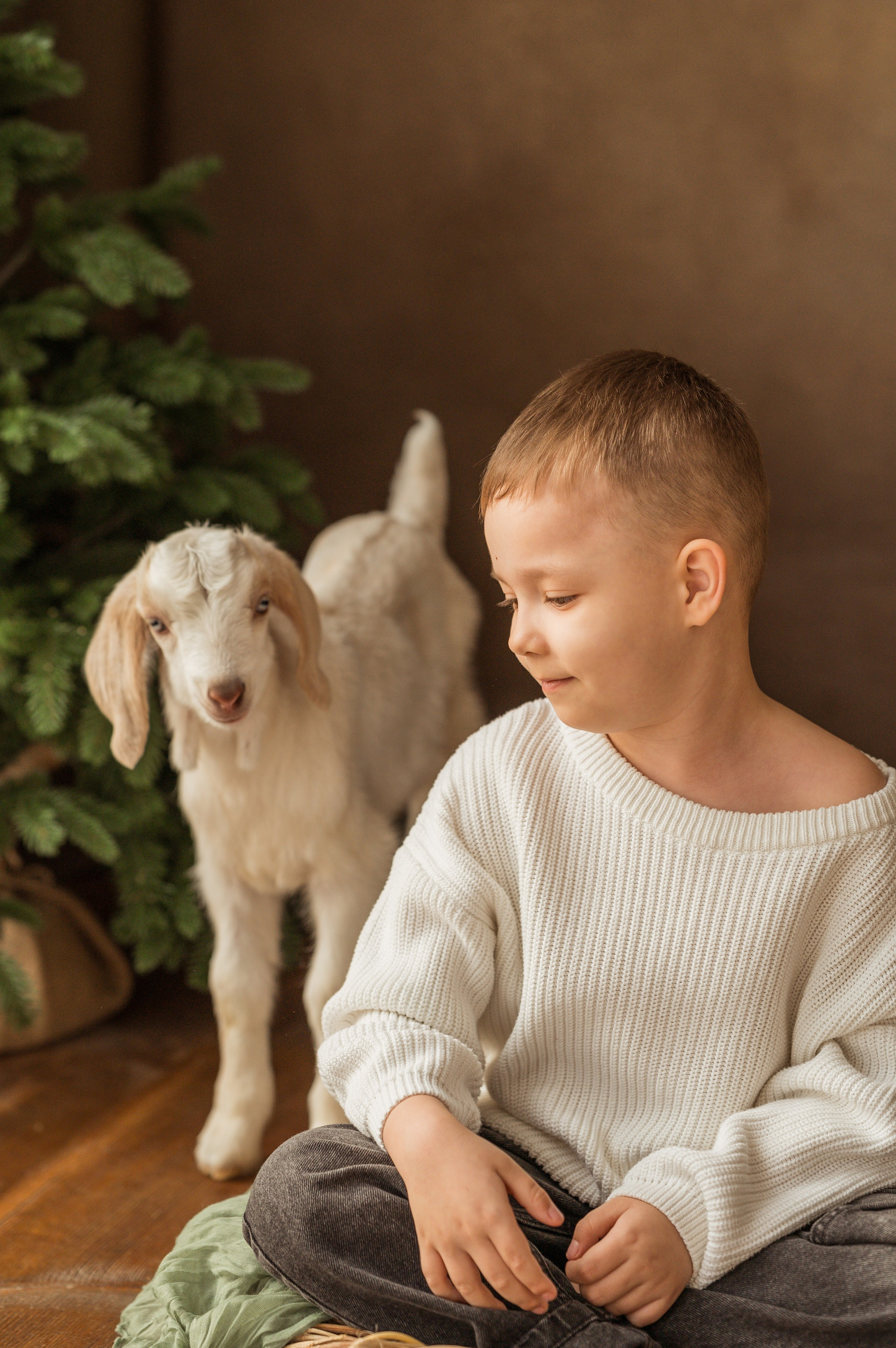 Данечка, Артем и козлик. Детский и семейный фотограф Ирина Гладких